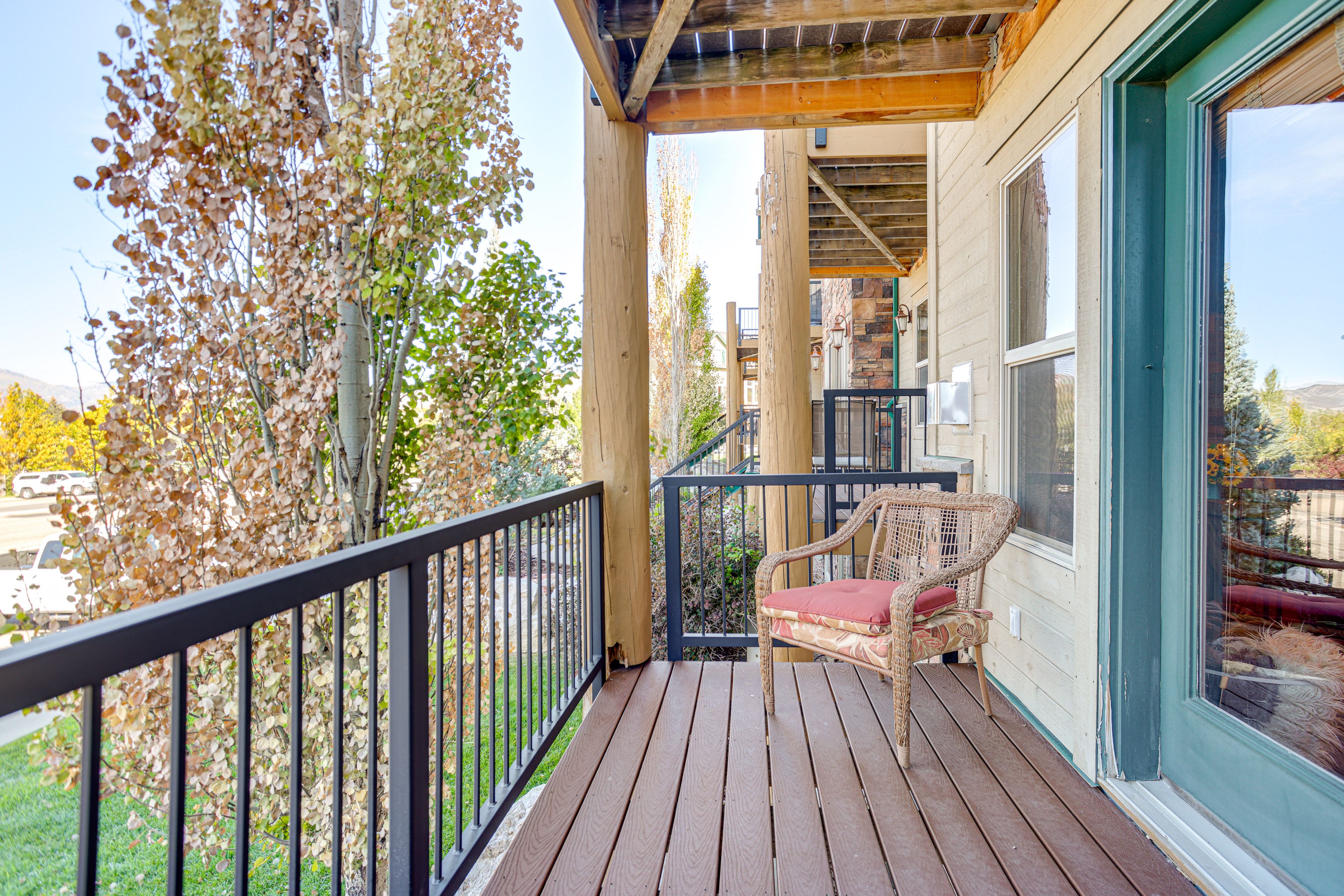 Private Balcony | Seating | Mountain Views
