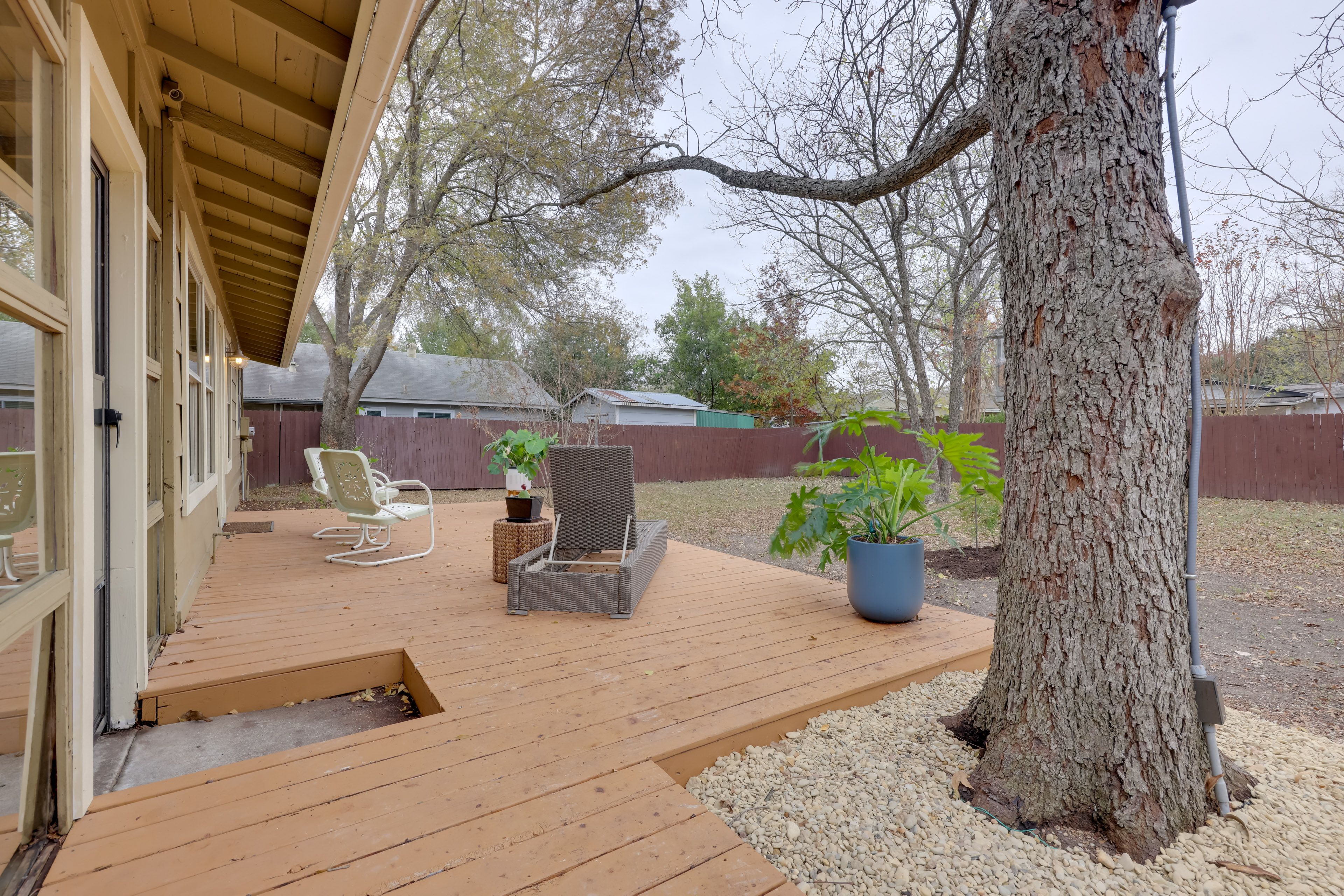 Fenced Backyard | Patio