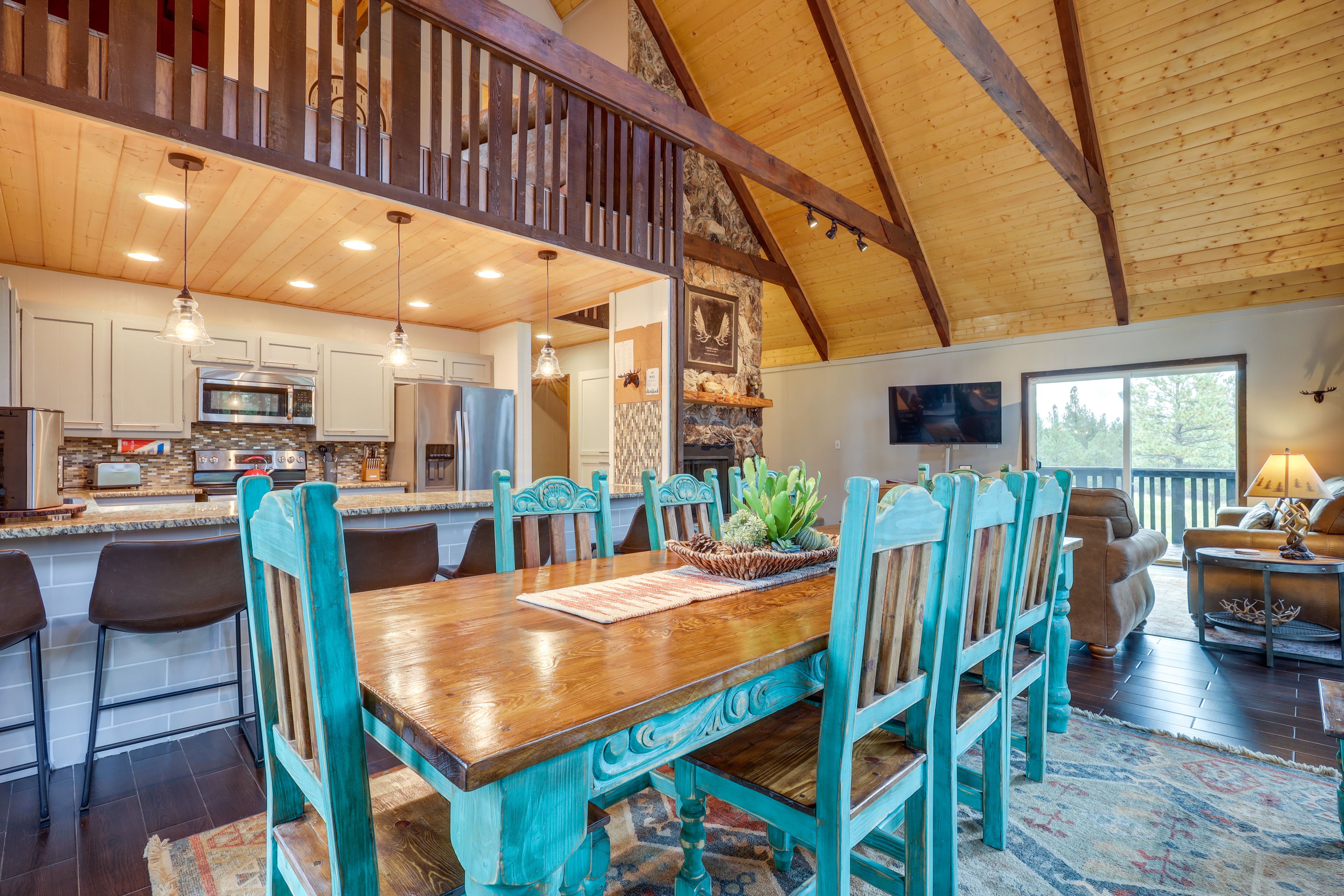 Dining Area | Dishes & Flatware Provided | Open Floor Plan