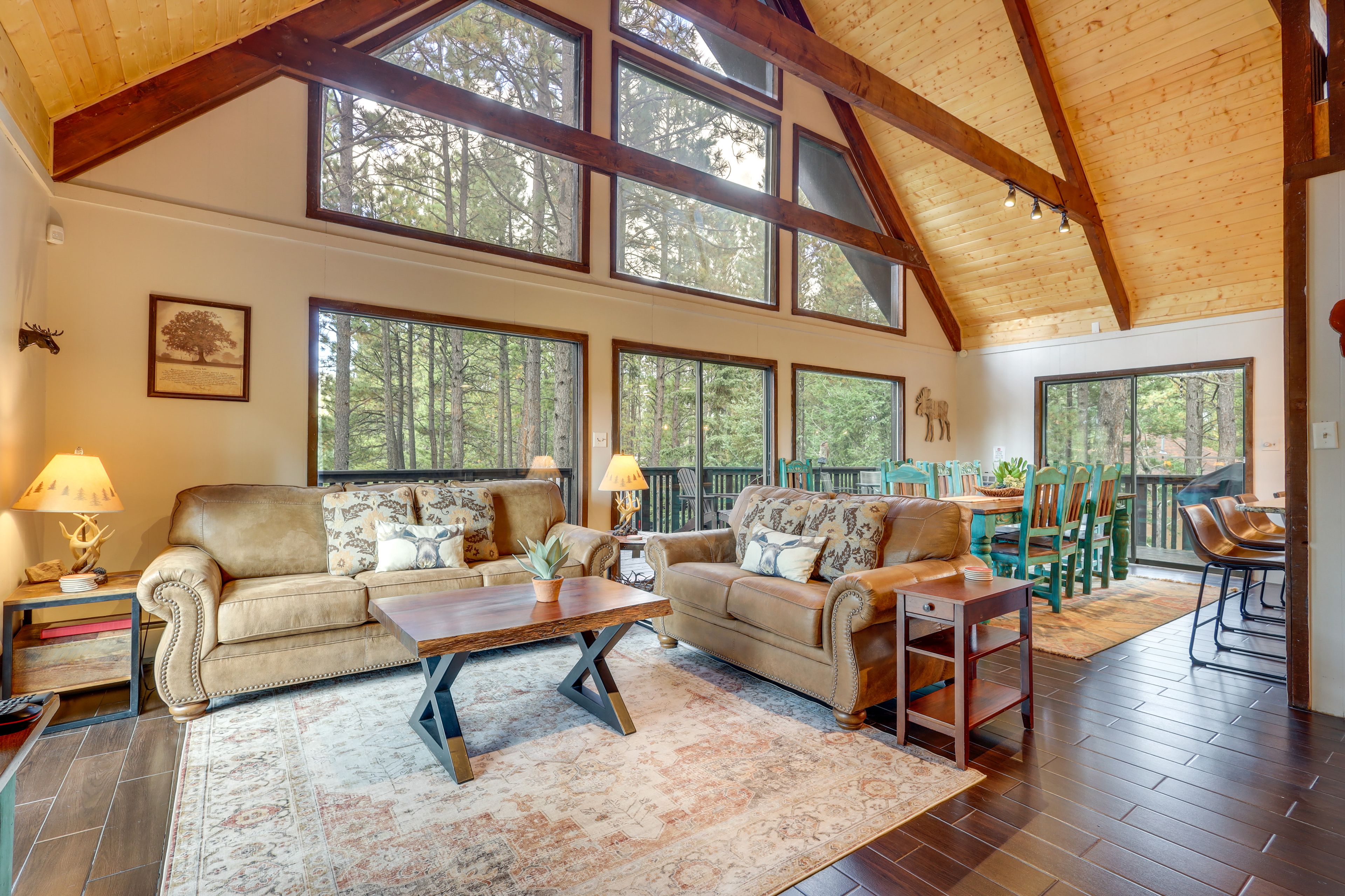Angel Fire Vacation Rental | 4BR | 2BA | 2,600 Sq Ft | Stairs Required