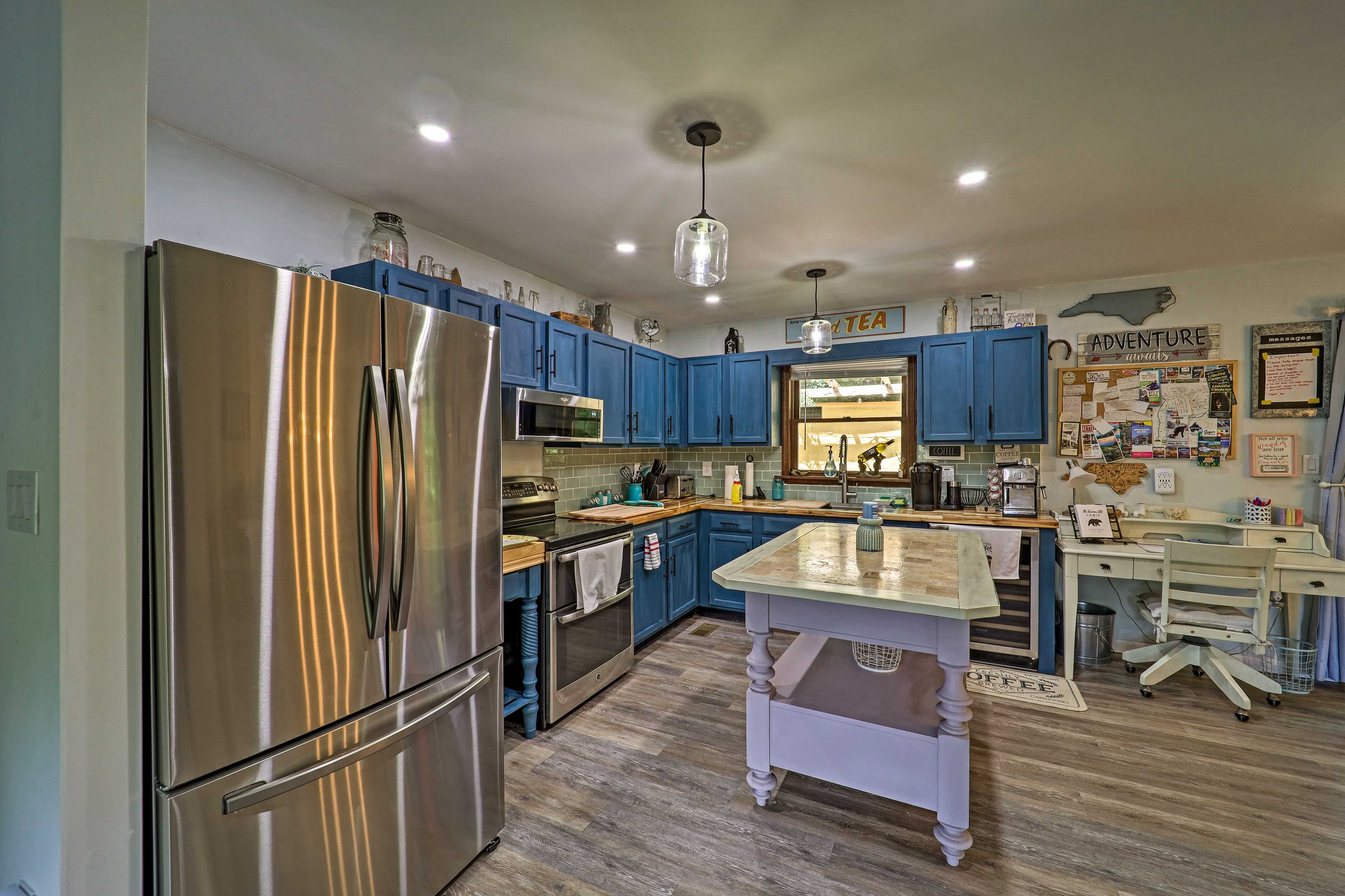 Fully Equipped Kitchen | Wine Fridge | In-Home Laundry