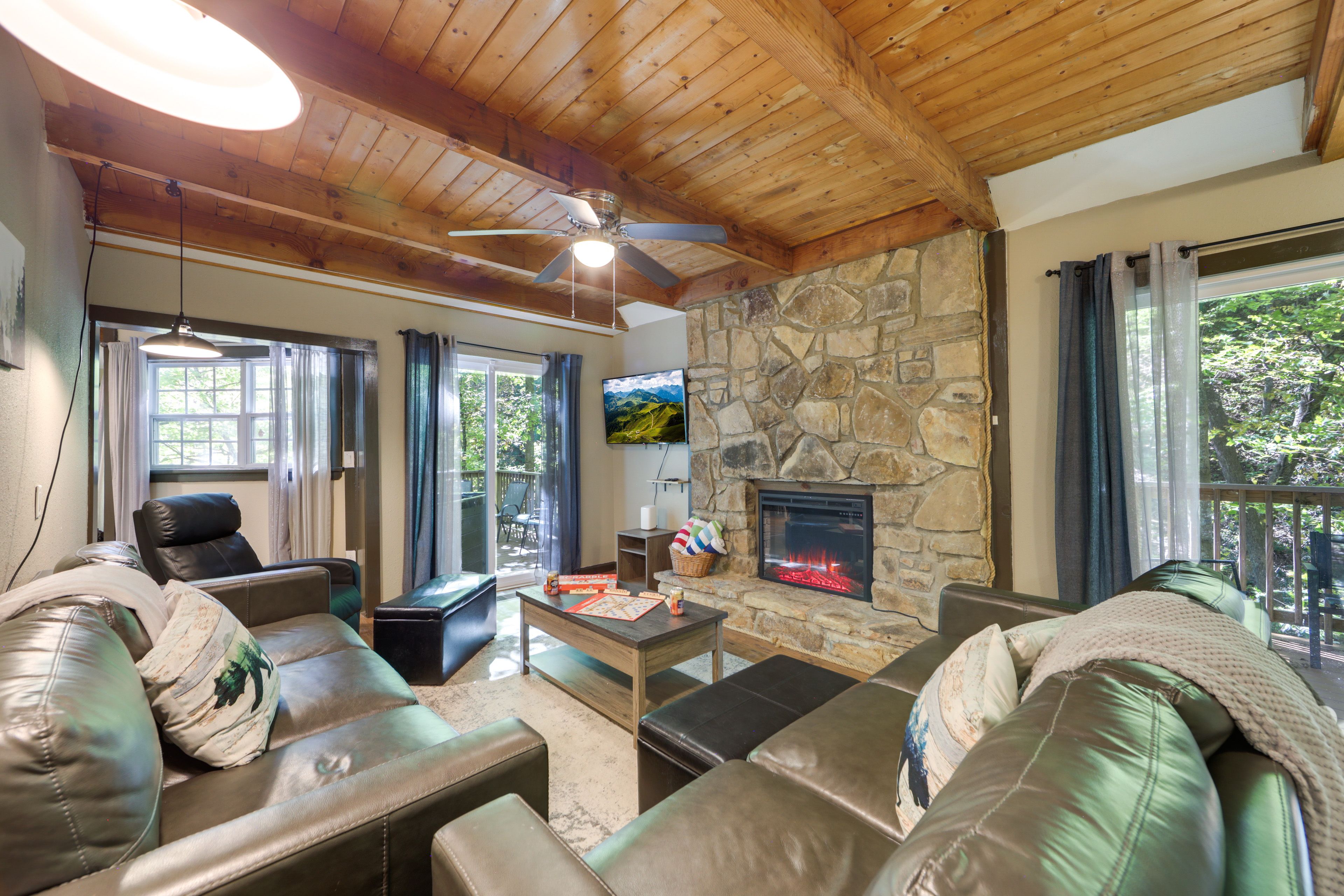 Living Room | Smart TV | Central A/C & Heating | 2-Story Home