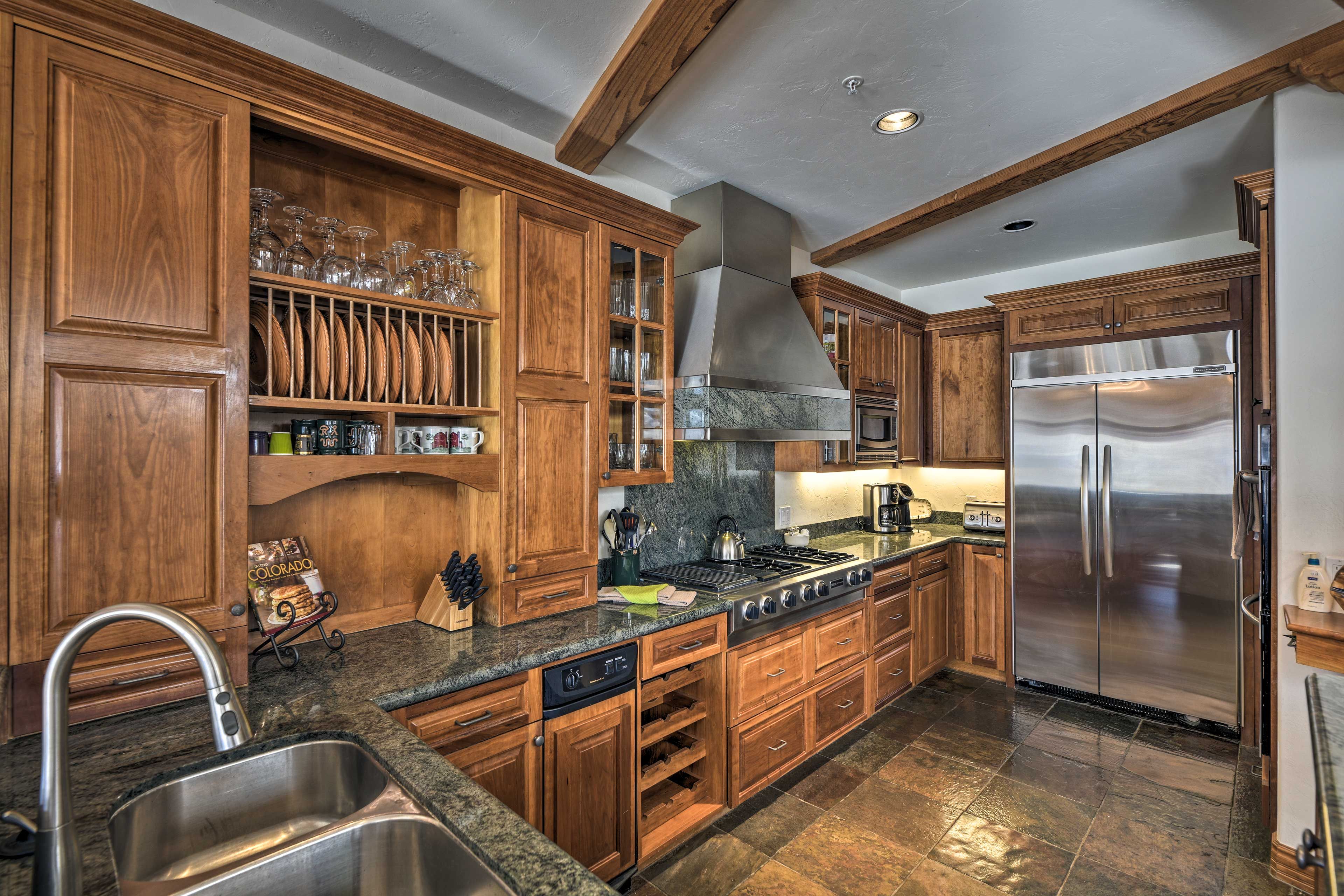 Fully Equipped Kitchen | Complimentary Spices | Dishware & Silverware