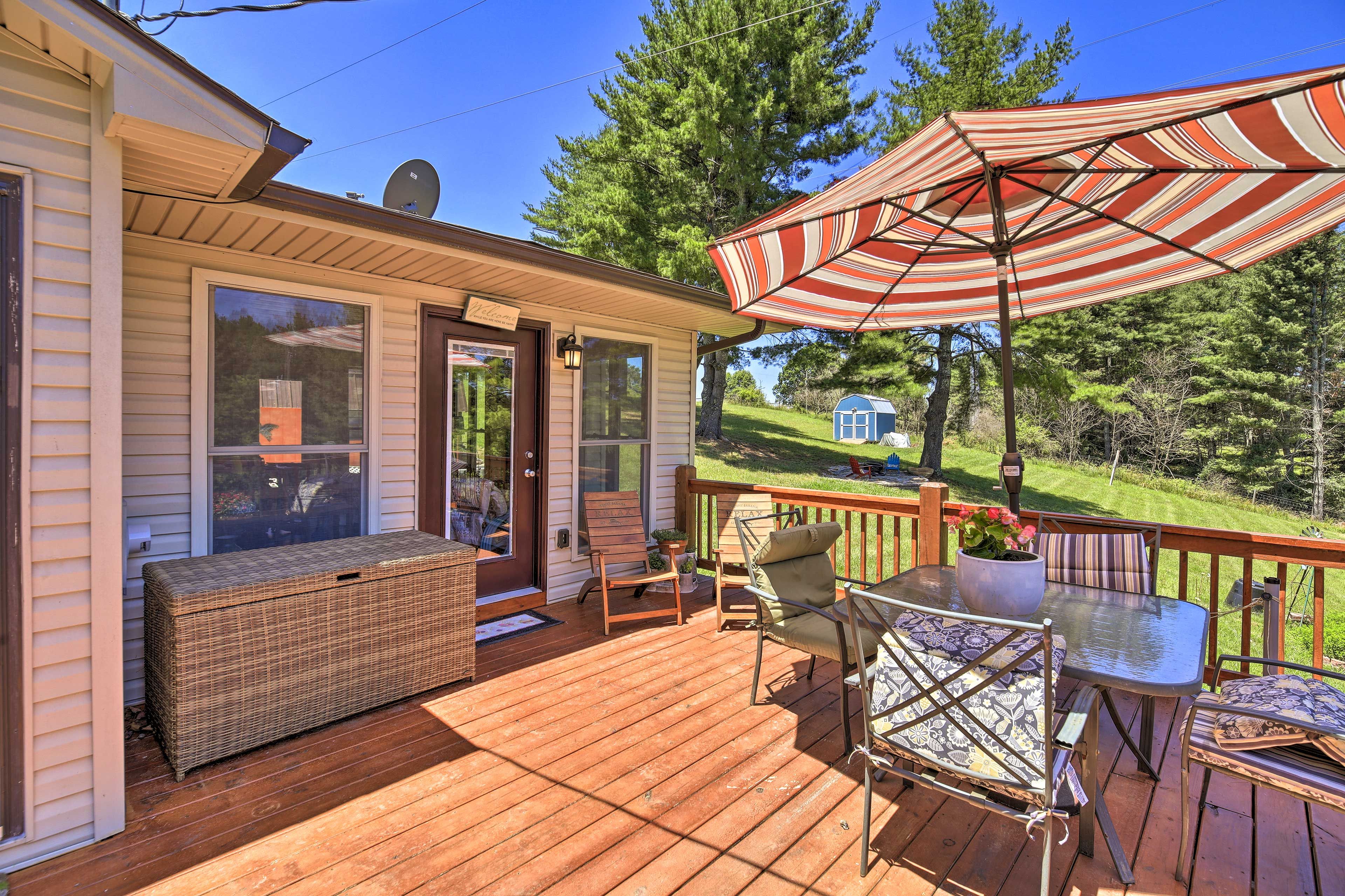 Wytheville Vacation Rental Home | 2BR | 1BA | 1,100 Sq Ft | Single Story