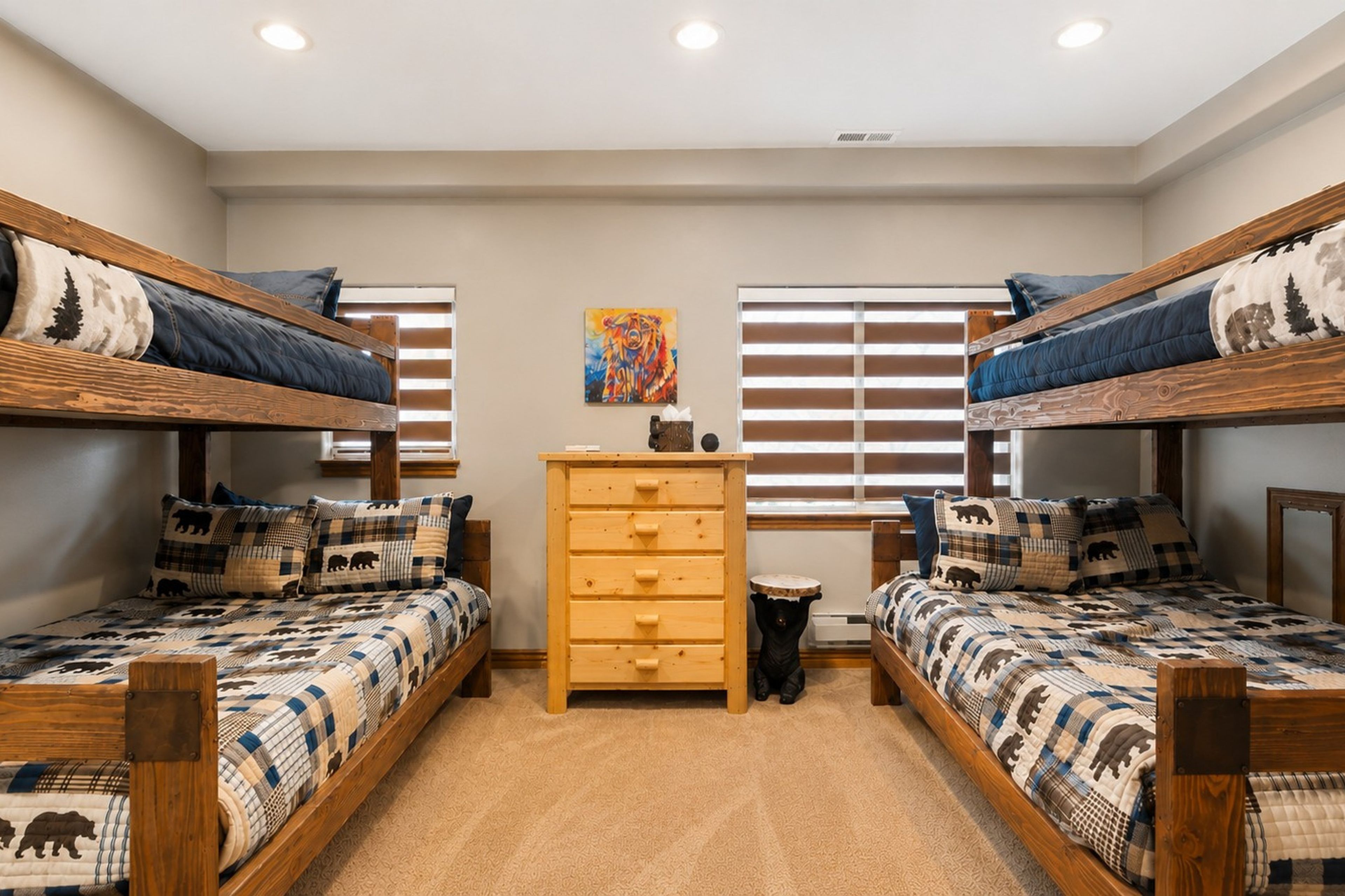 Bedroom 4 | 2 Twin/Full Bunk Bed | Lower Level