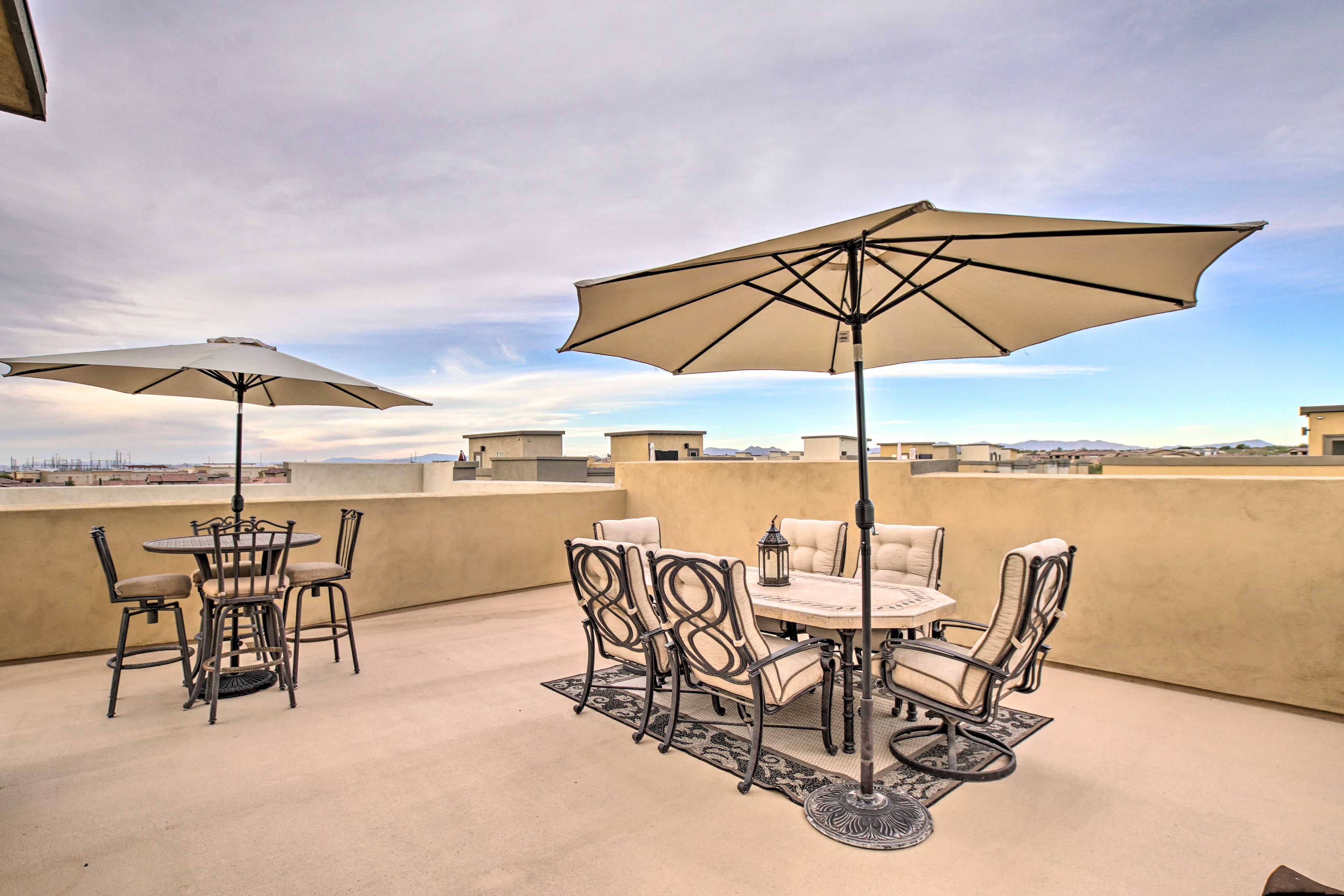Building Rooftop Dining