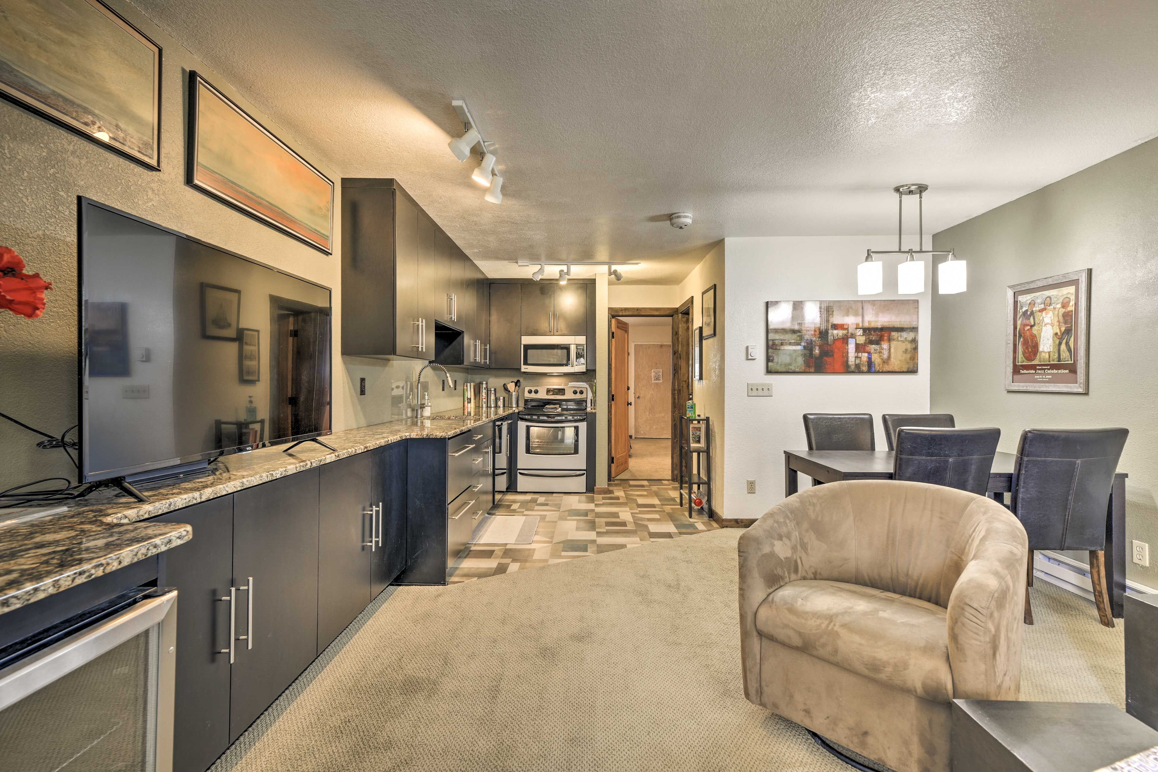 Telluride Vacation Rental | 1BR | 1BA | Single Story | 525 Sq Ft