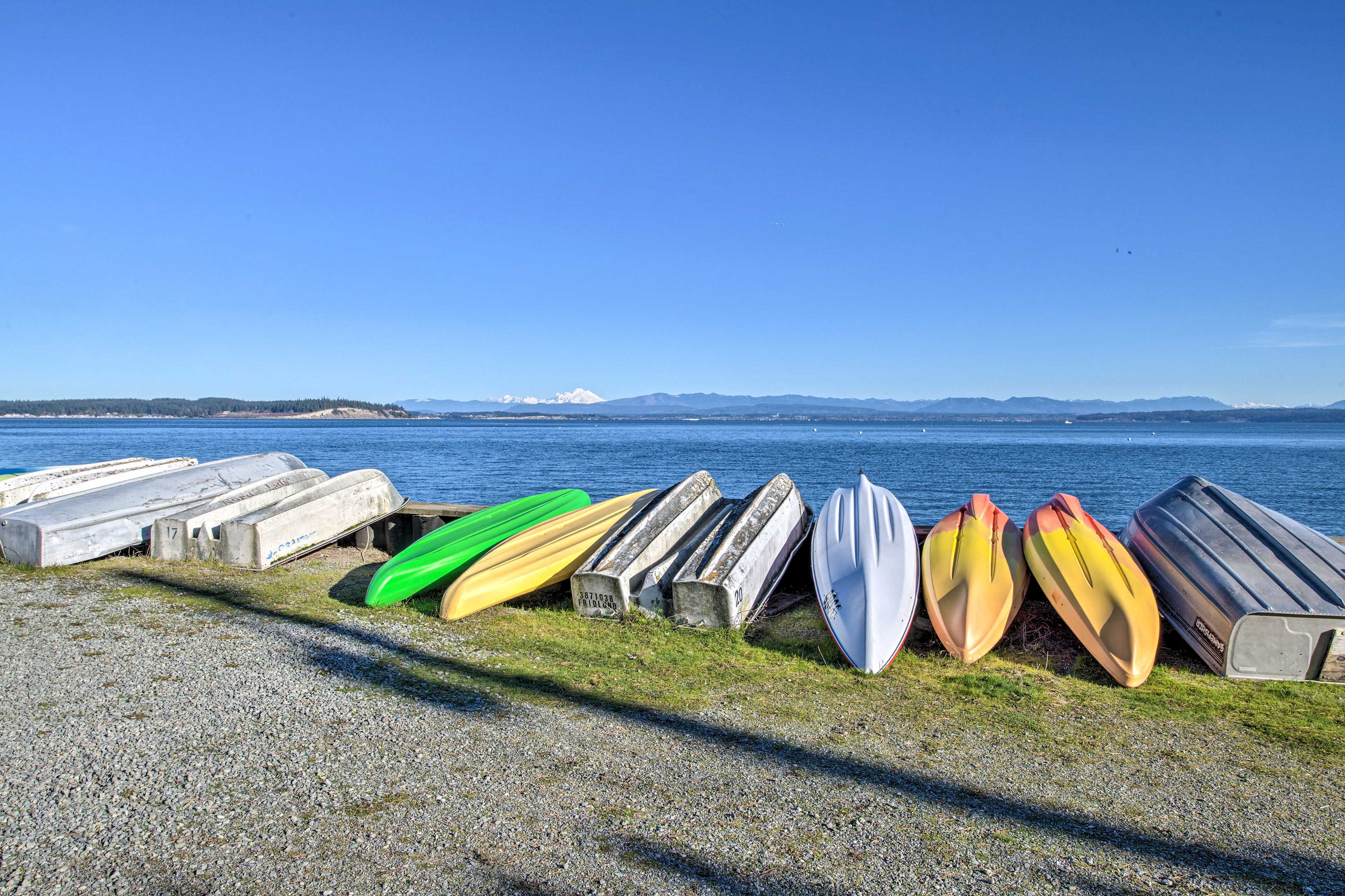 Private Community Beach Area | Tandem Kayak