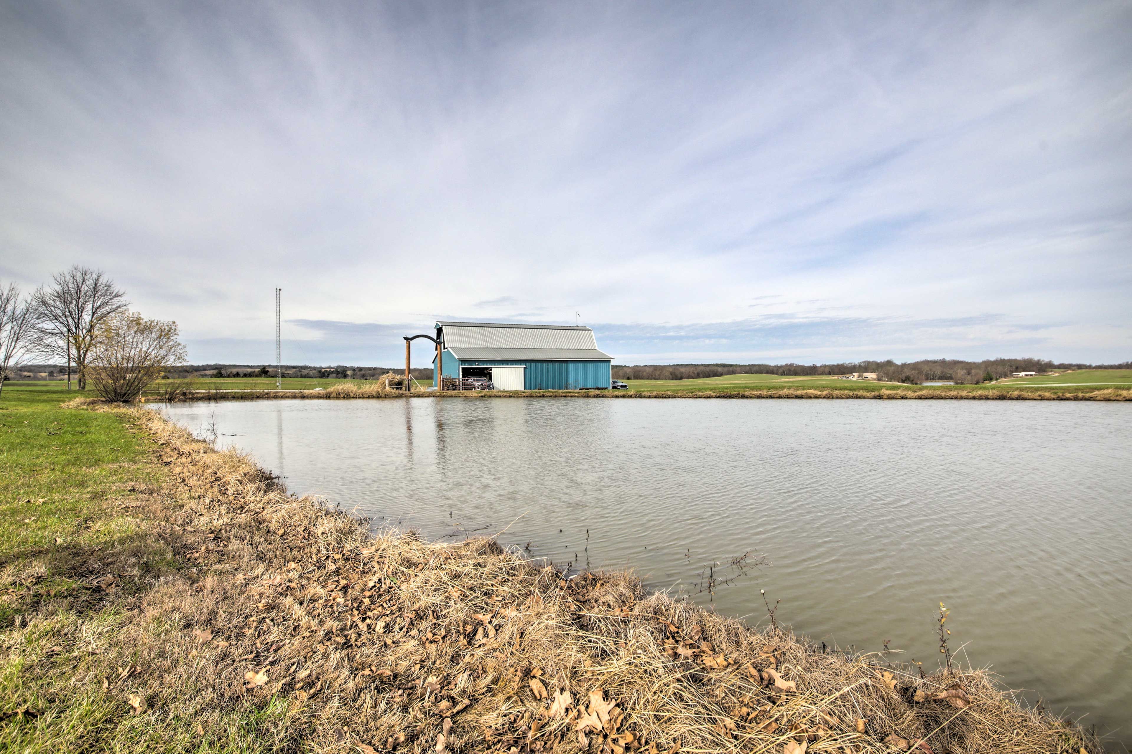 Barn/Pond Area