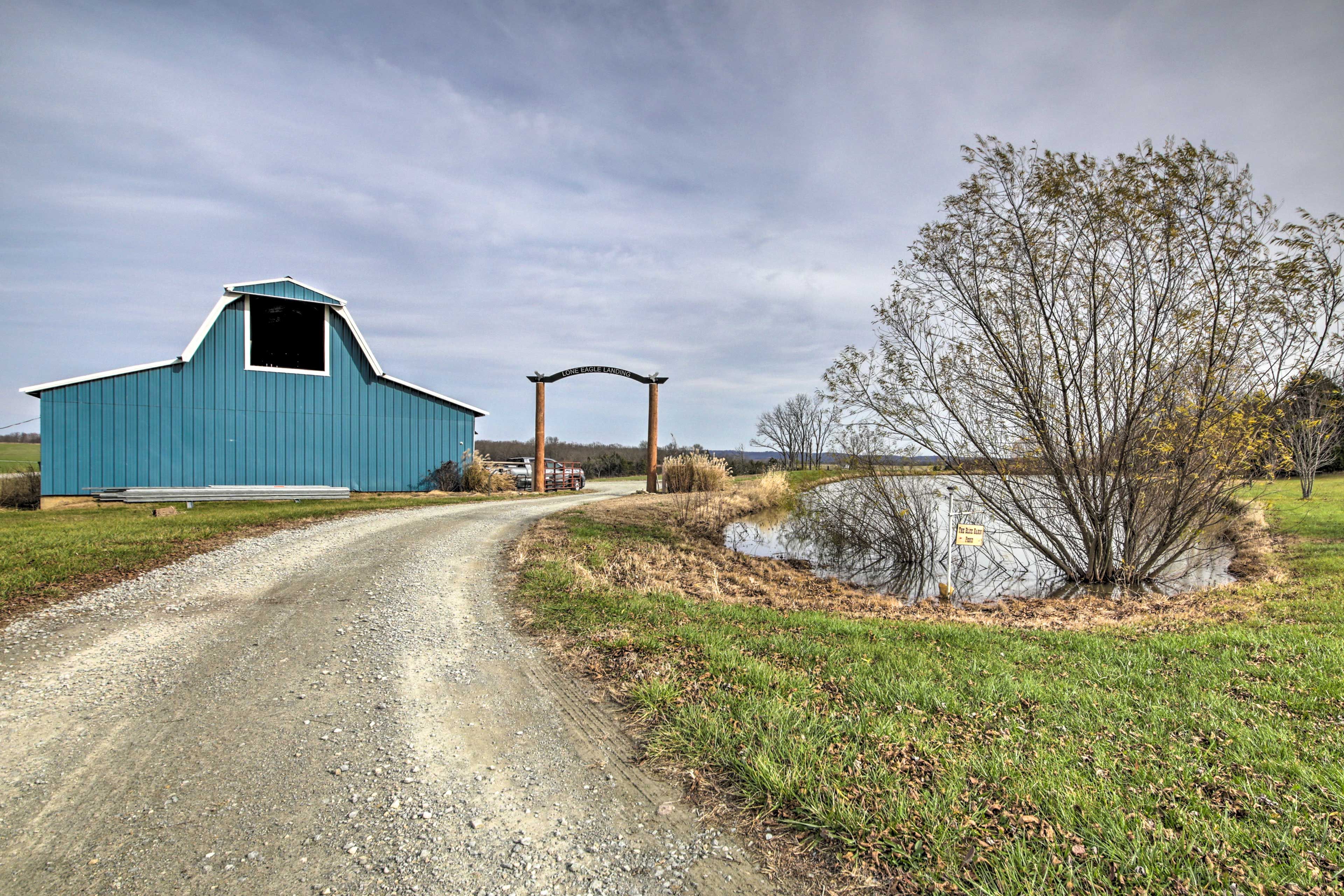 Barn/Pond Area