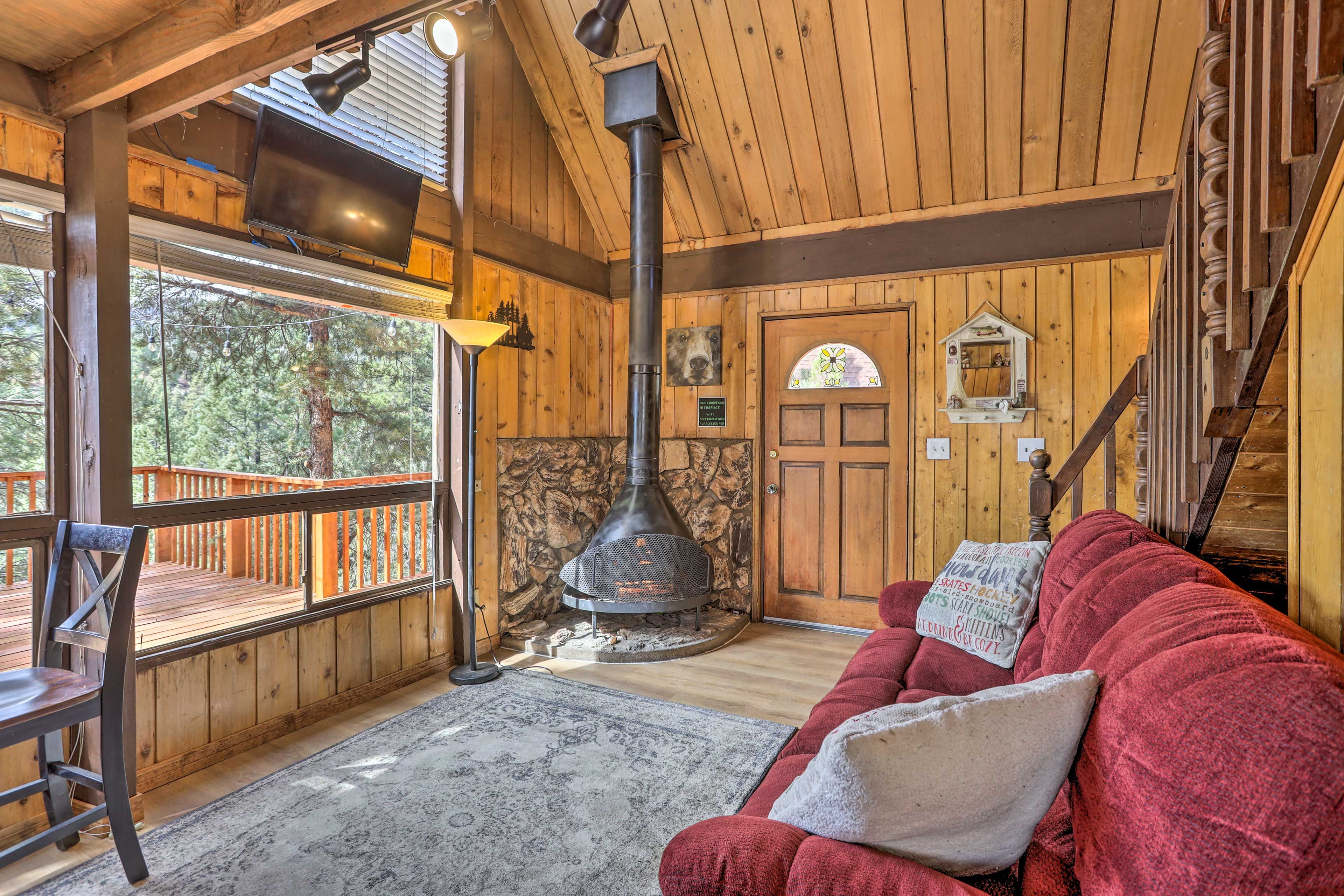 Living Room | Wood-Burning Stove