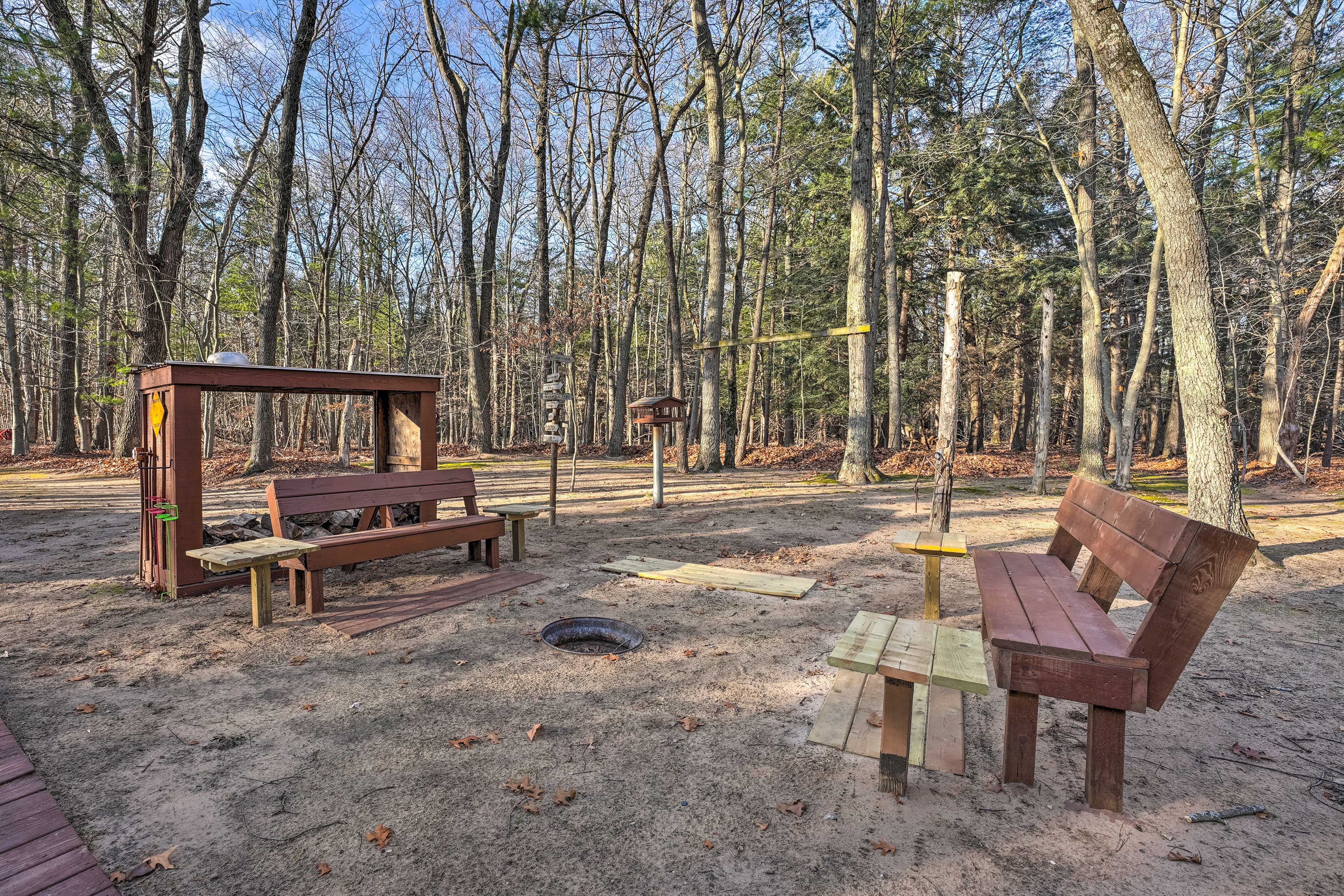 Private Yard | Fire Pit | Optional Firewood Provided (Paid to Owner) | See-Saw