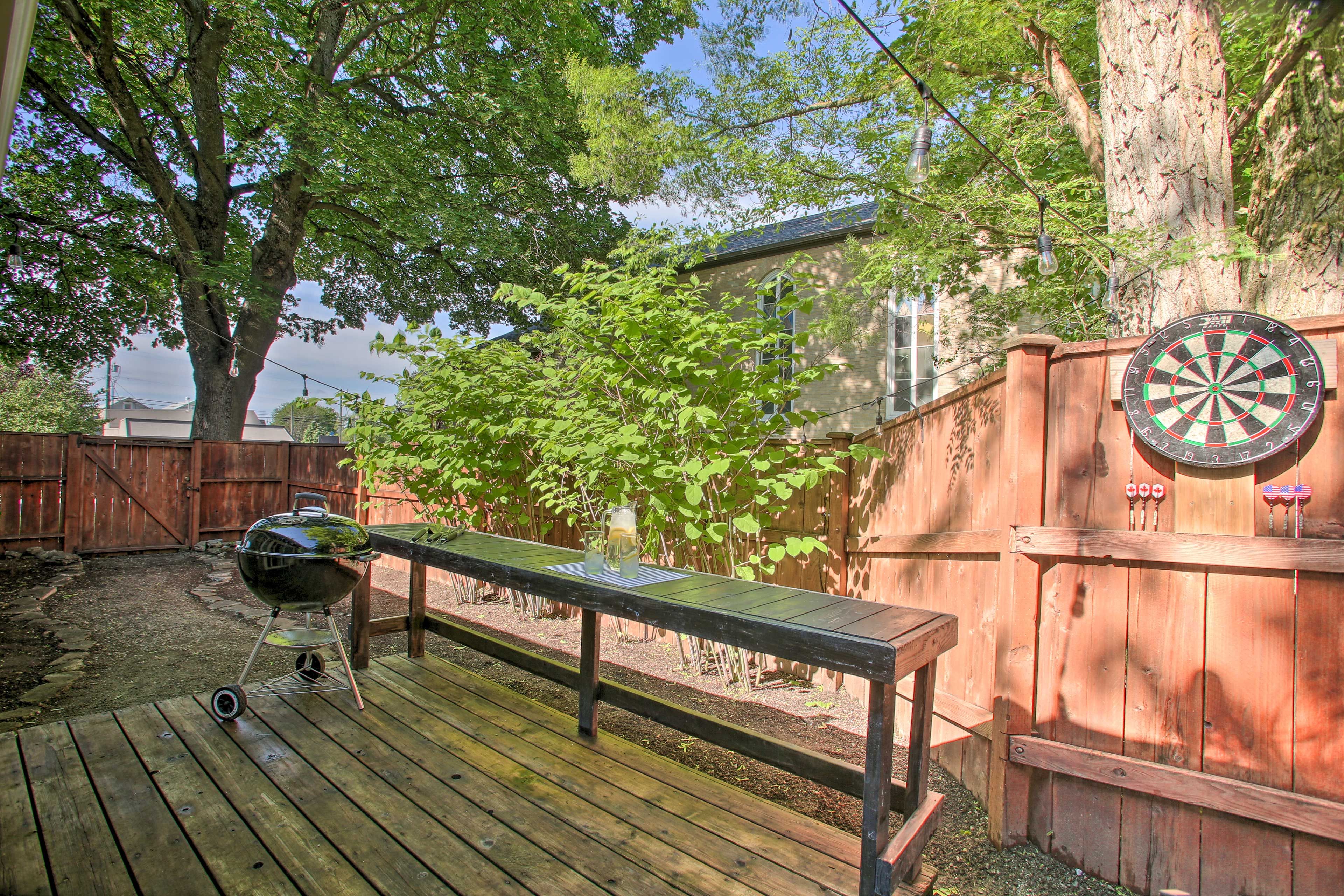 Private Exterior Space | Fenced-In Backyard