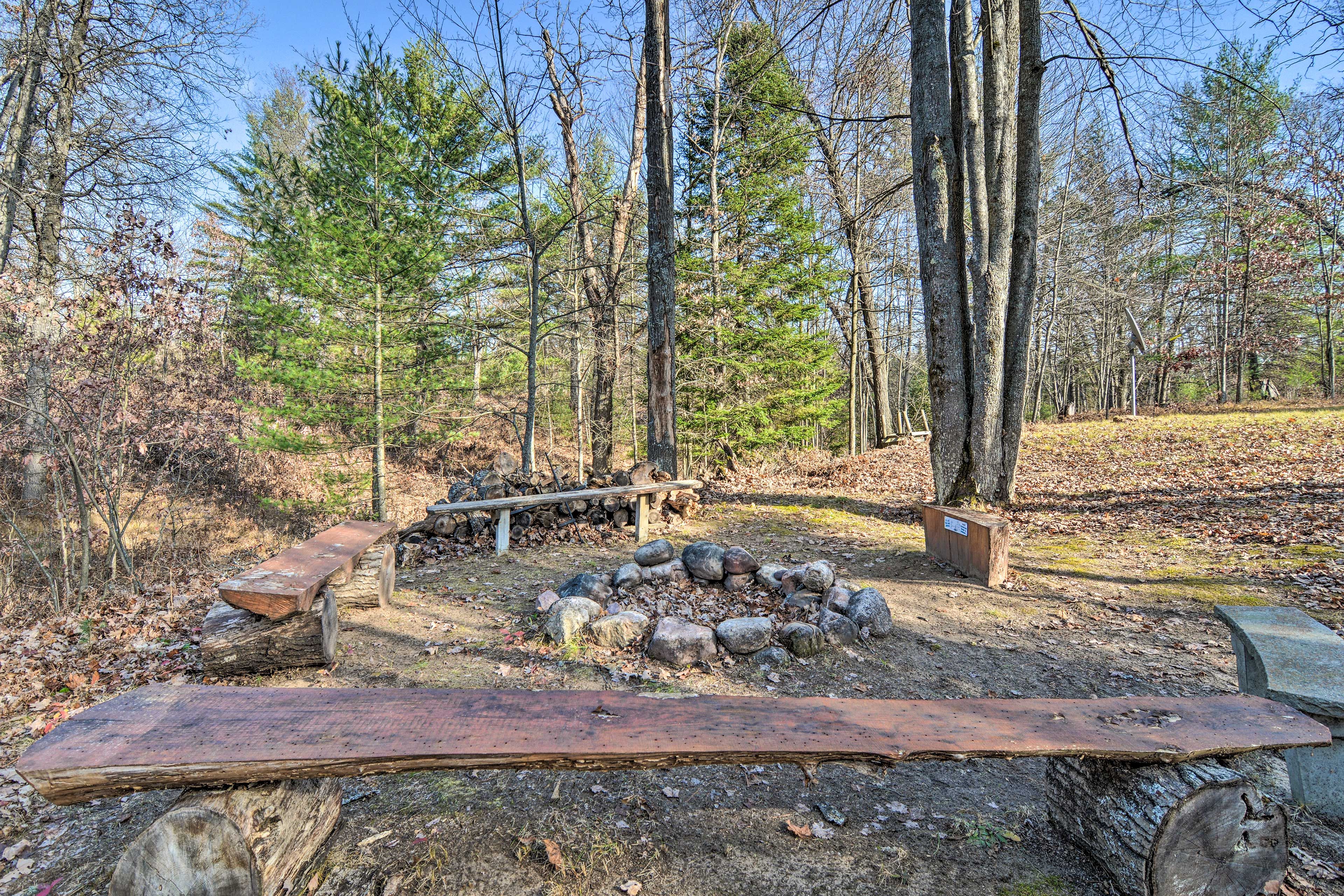 Outdoor Seating | Wood Provided