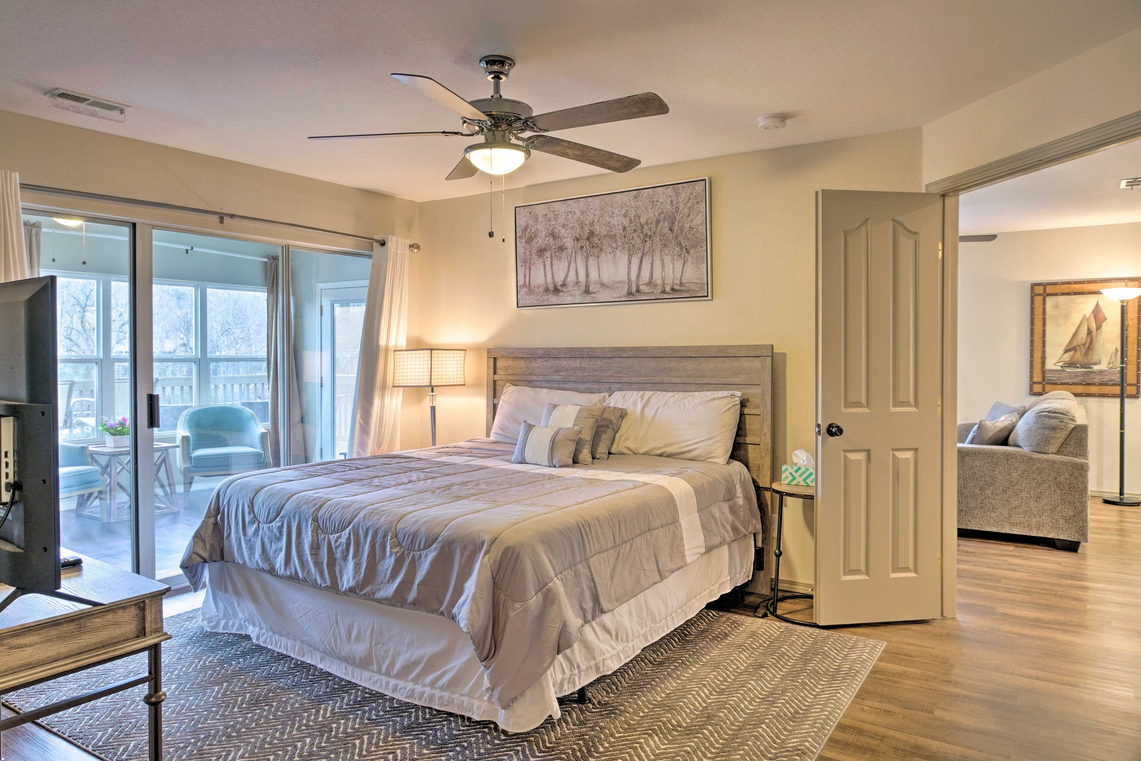 Bedroom 1 | California King Bed | Linens Provided