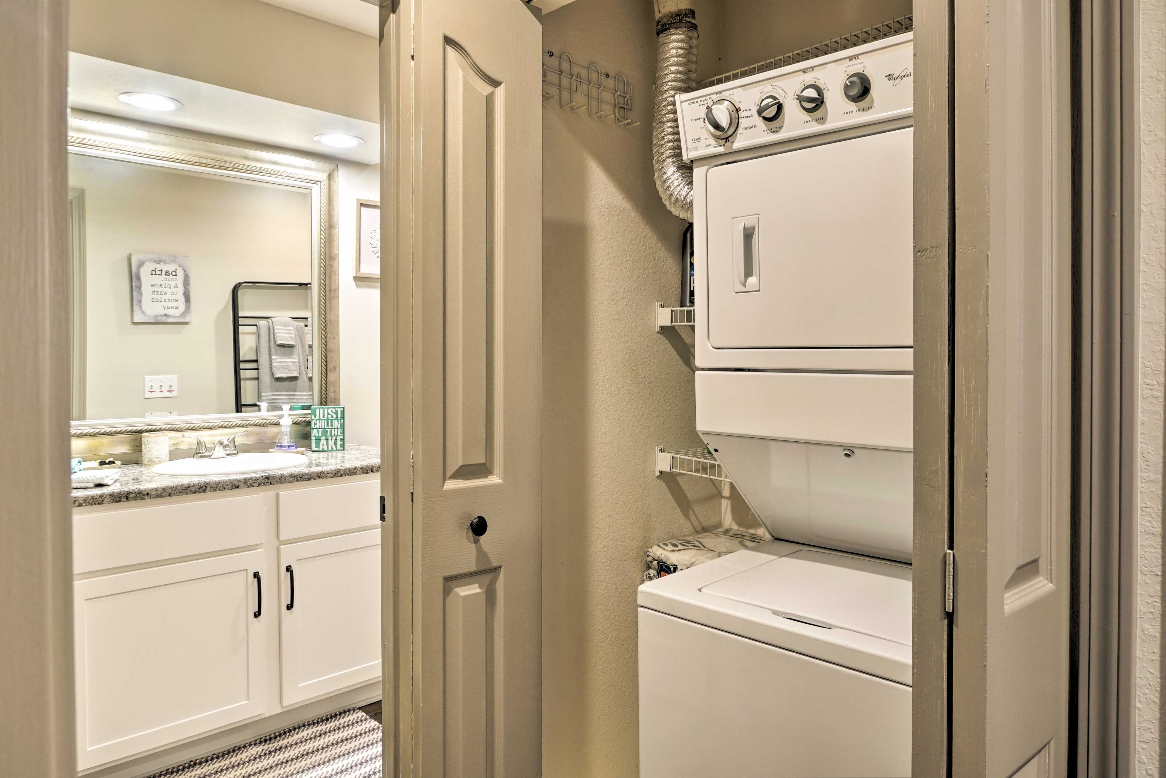 In-Unit Washer & Dryer | Laundry Detergent Provided