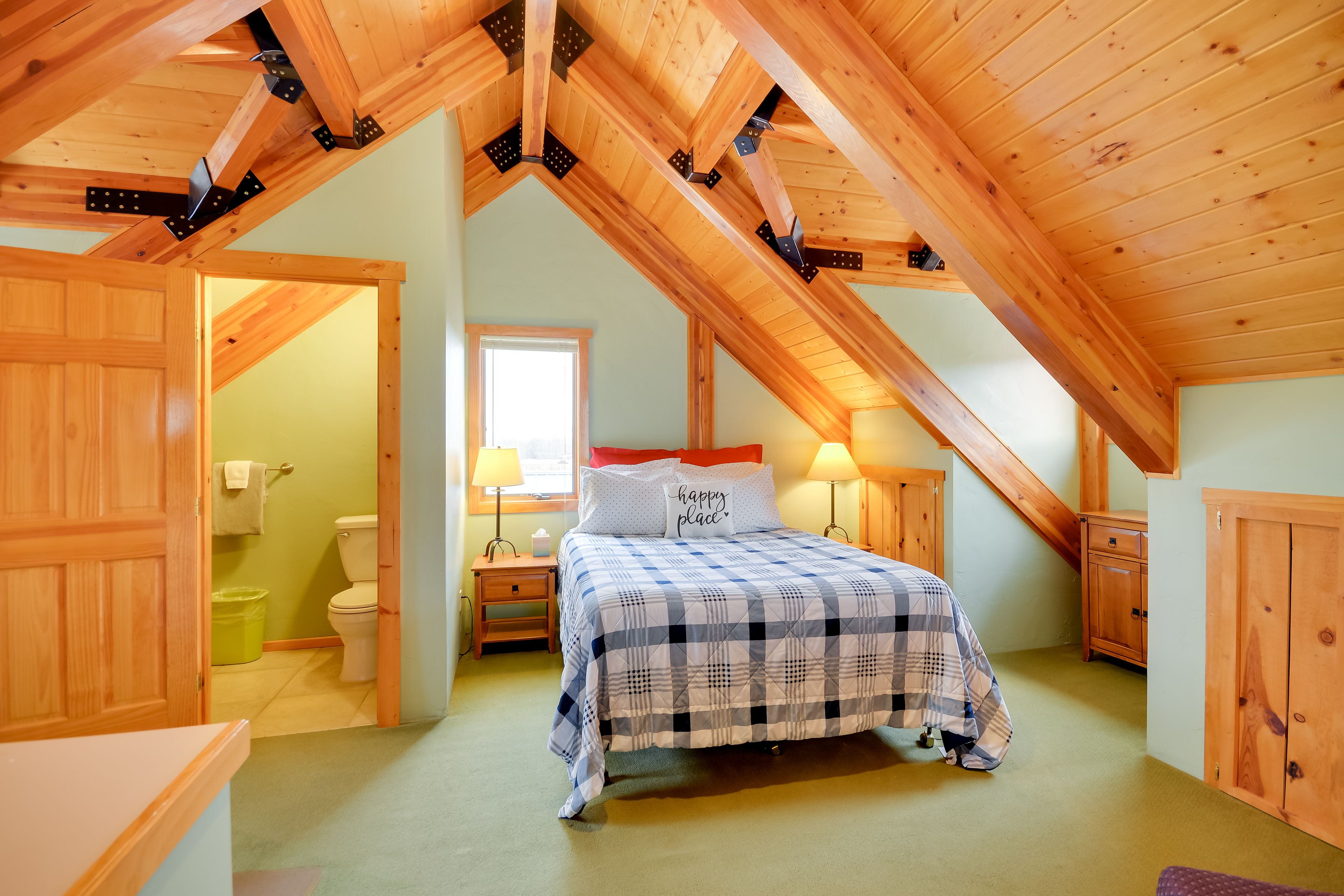 Bedroom 2 (Loft) | Stairs to Access | Queen Bed