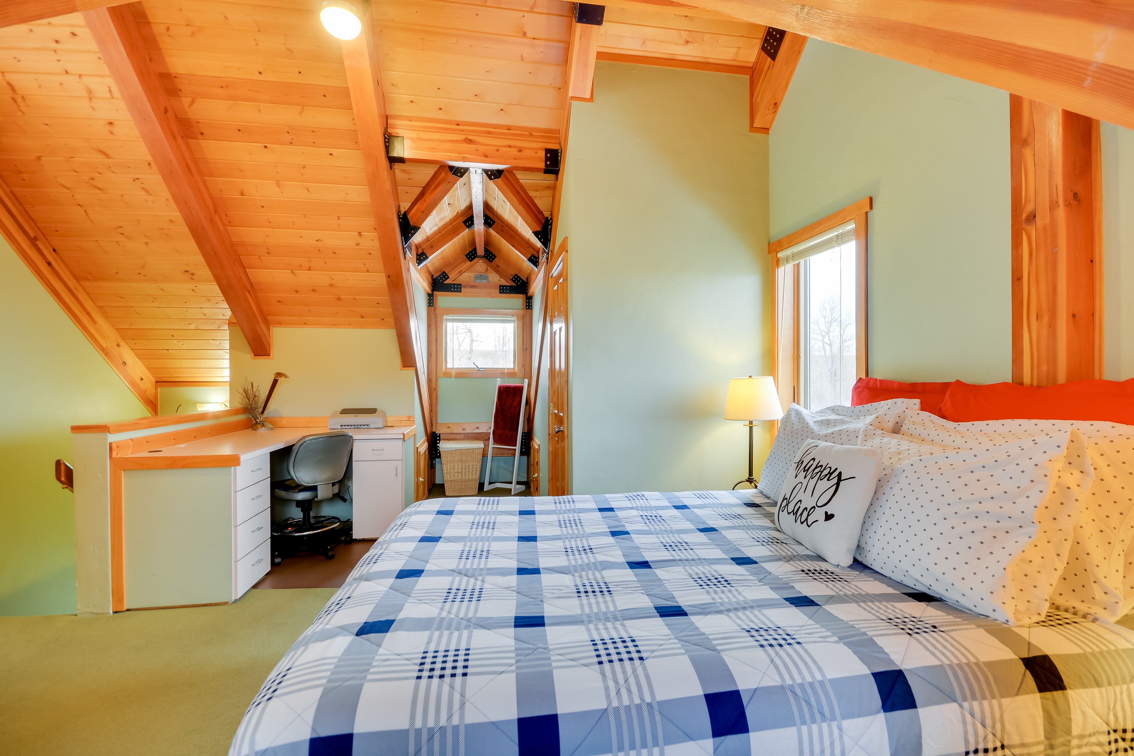 Bedroom 2 (Loft) | Dedicated Workspace
