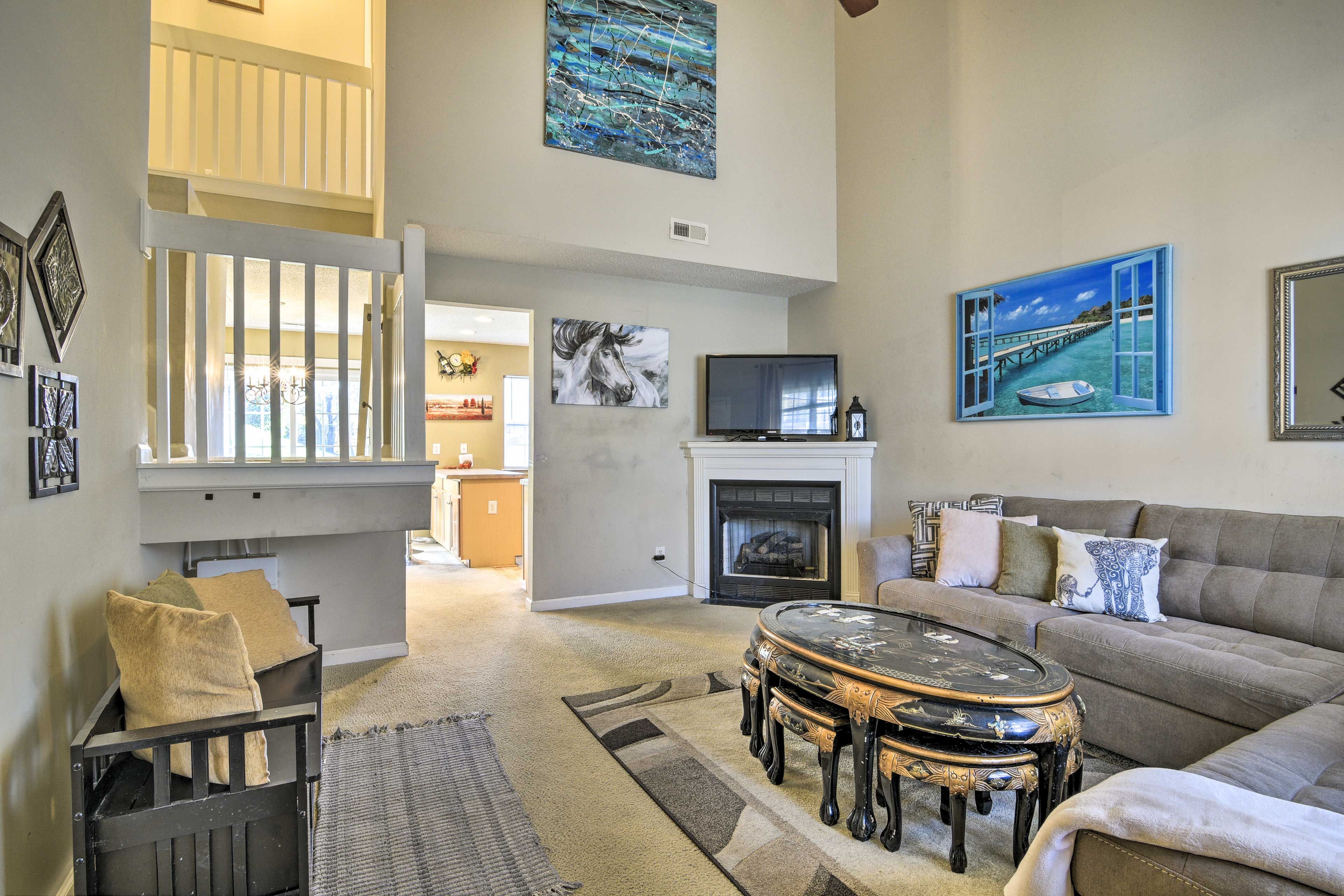 Greensboro Vacation Rental | 3BR | 2.5BA | 2 Stories | 1,500 Sq Ft