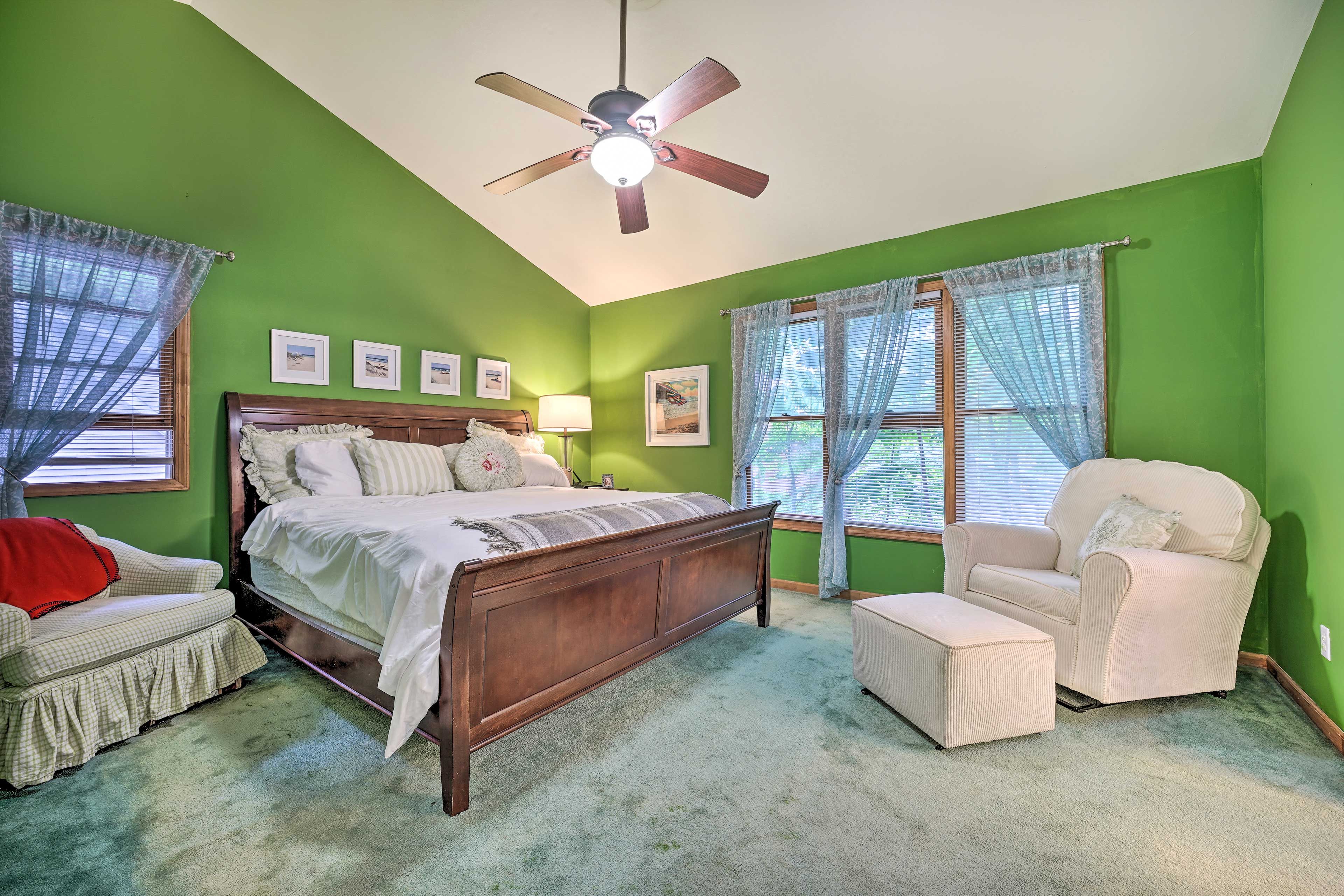 Bedroom 2 | Upper Level | California King Bed