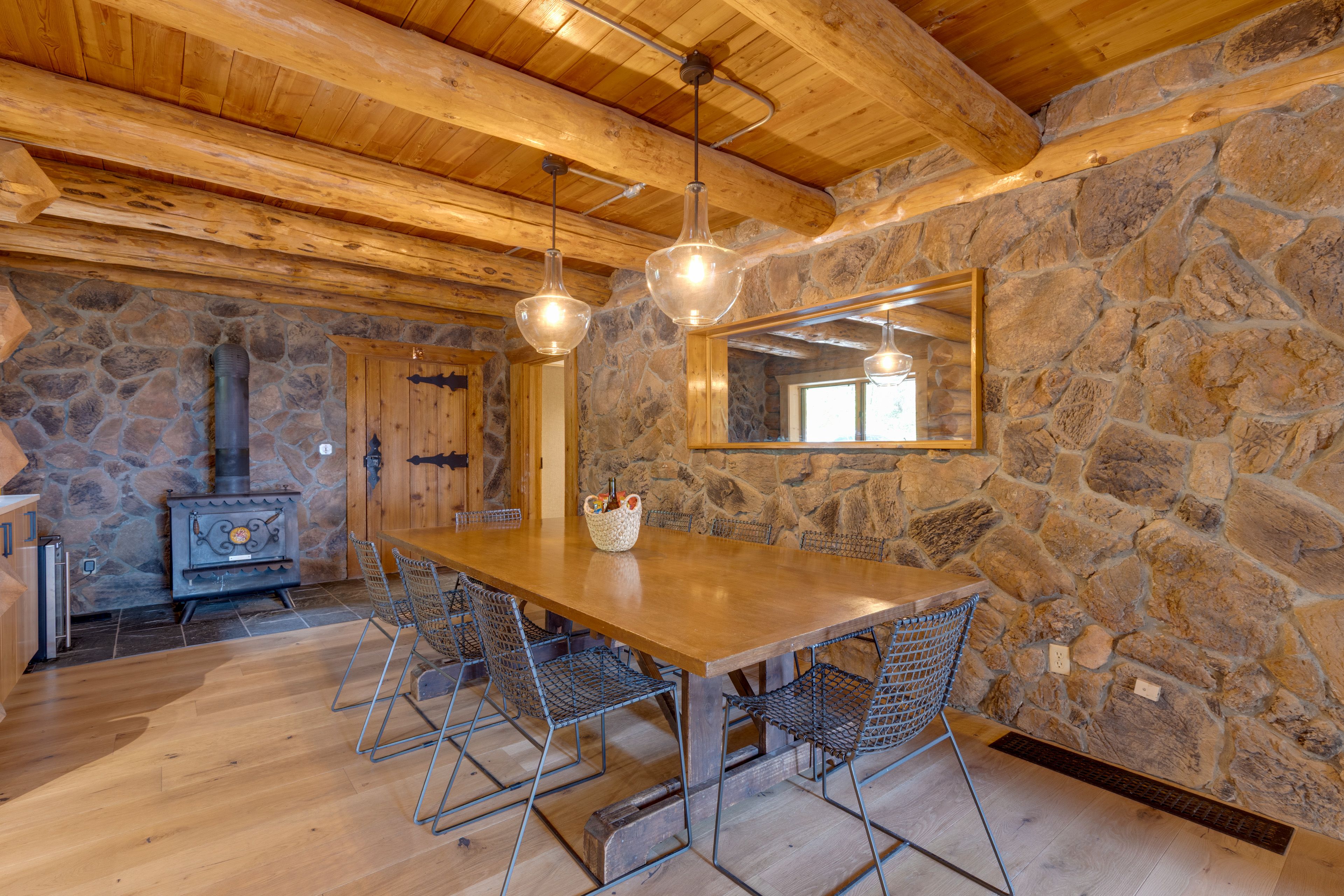 Dining Area | Wood-Burning Stove
