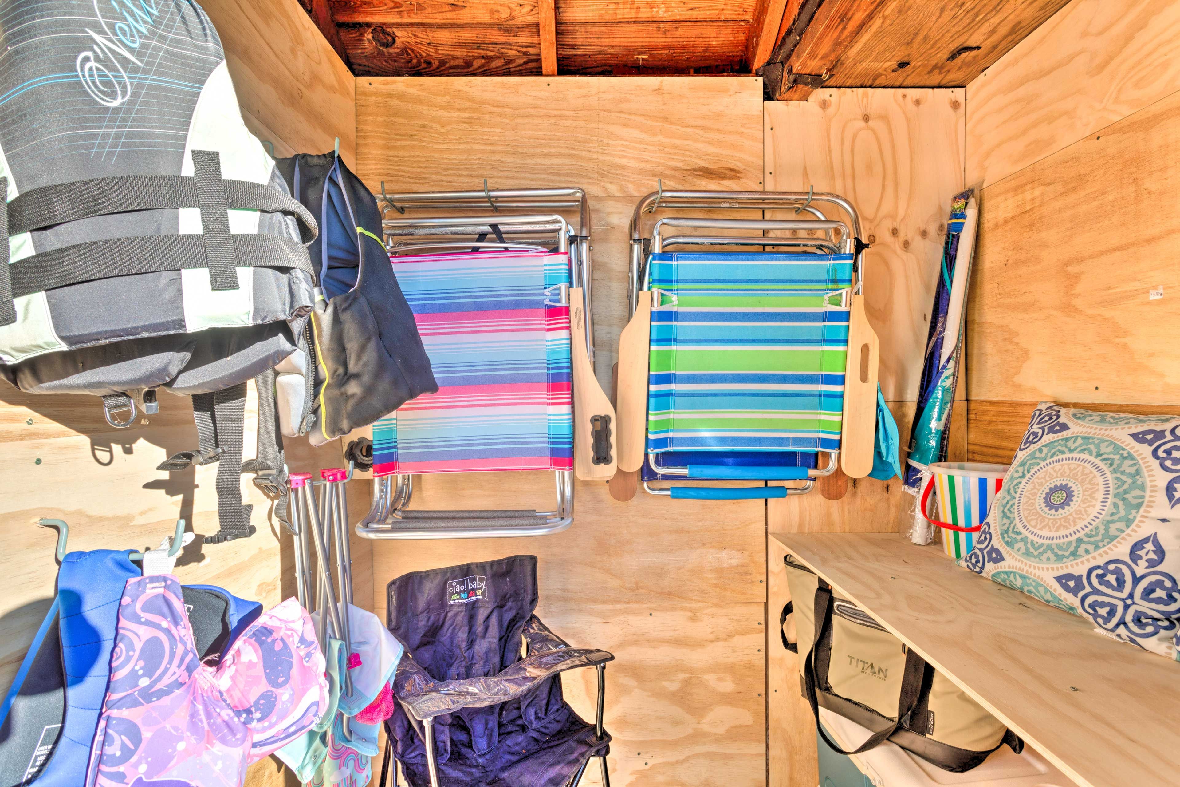 Beach Chairs + Towels | 2 Kayaks Provided