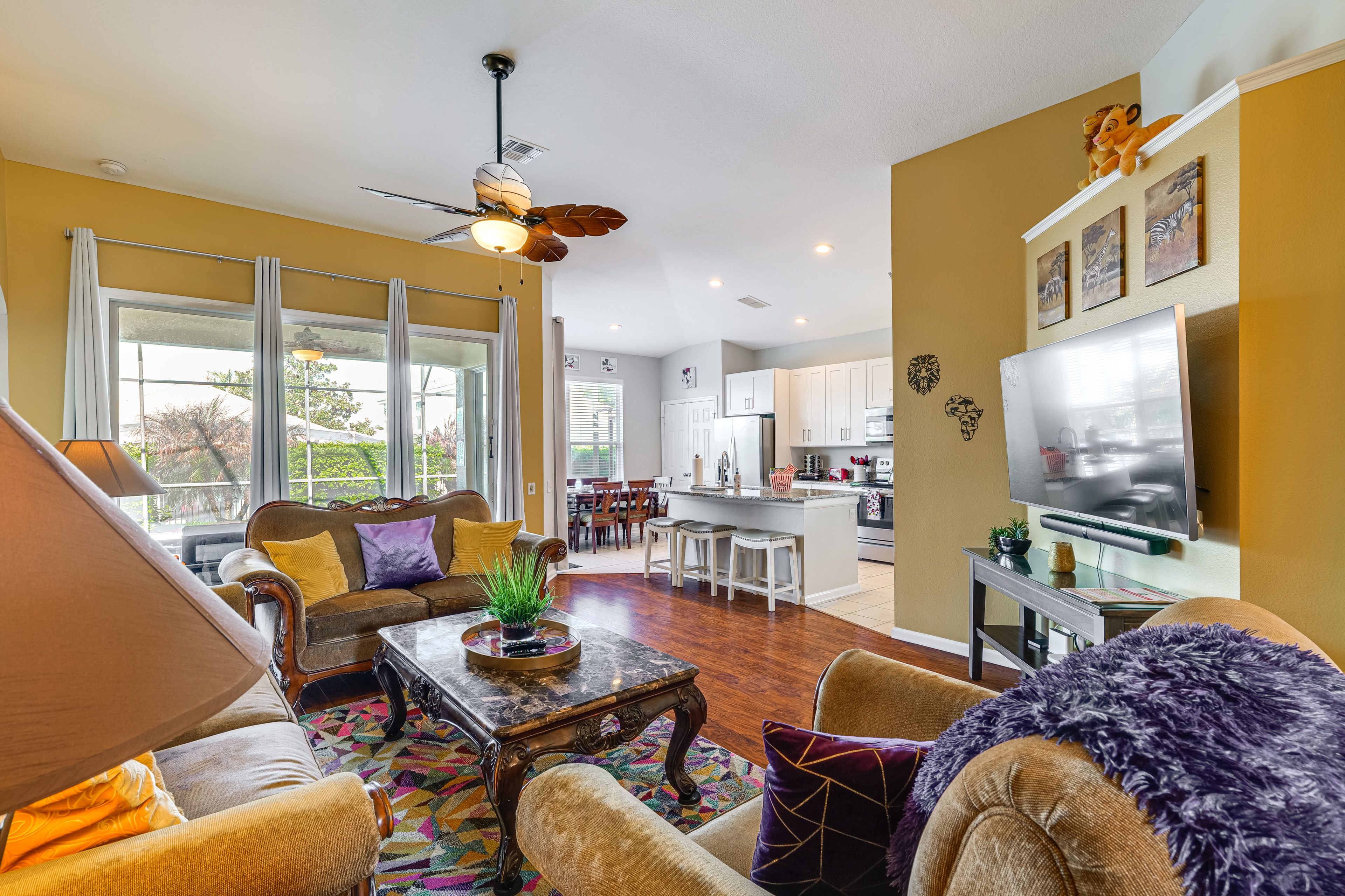 Living Room | Free WiFi | Central A/C | Electric Heating