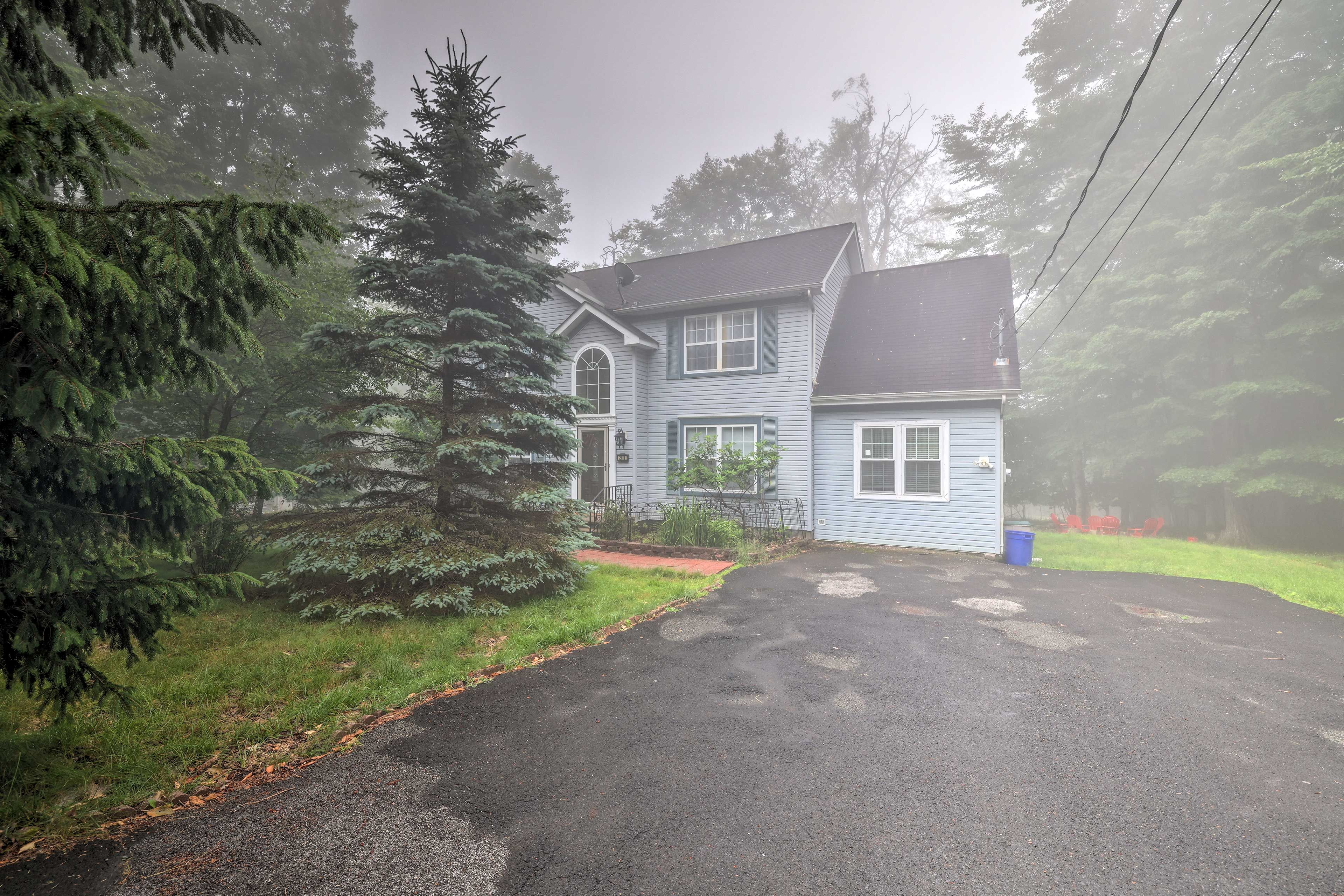 Home Exterior | 3 Stairs to Access | Driveway Parking (4 vehicles)