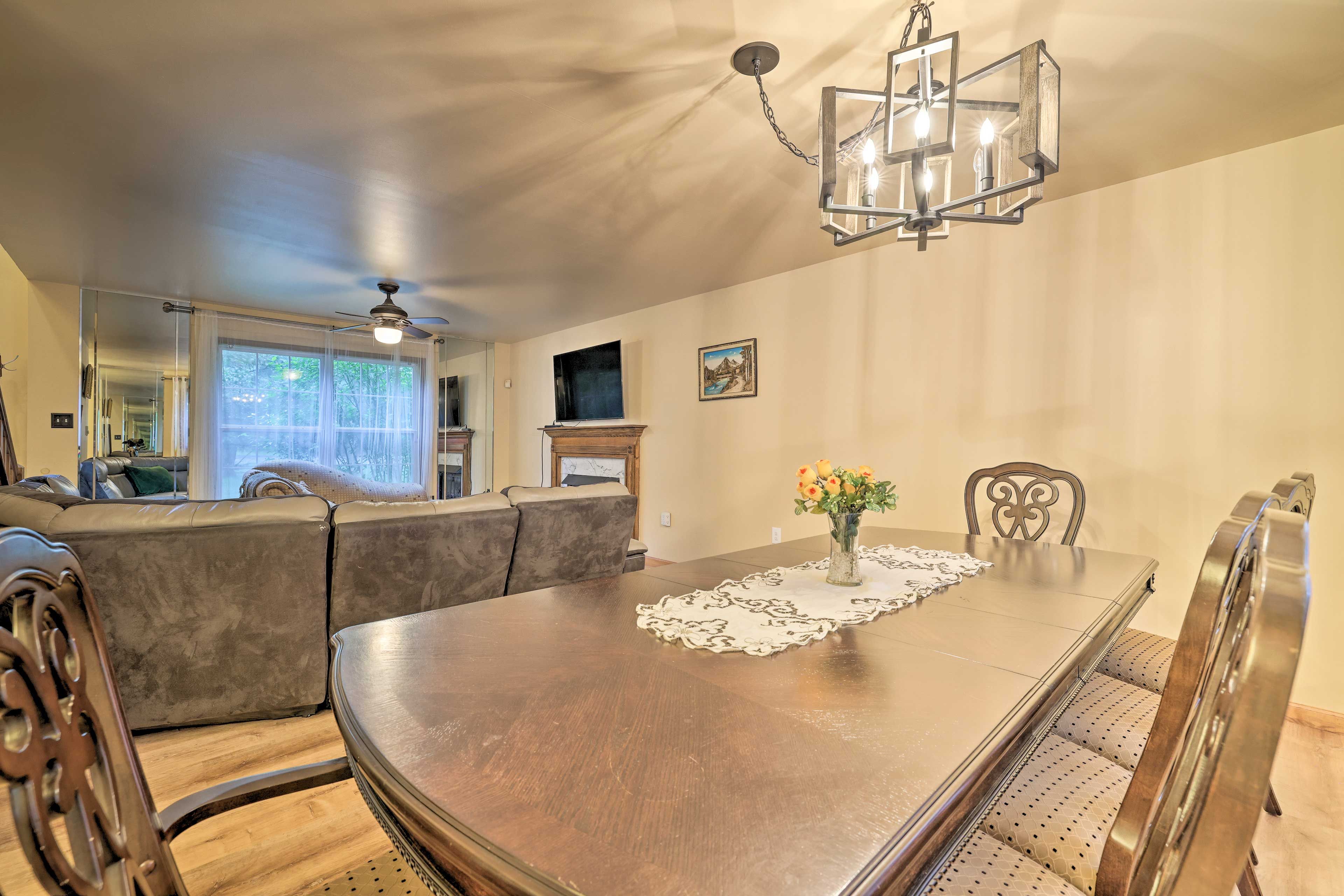 Dining Space | Open Living Floor