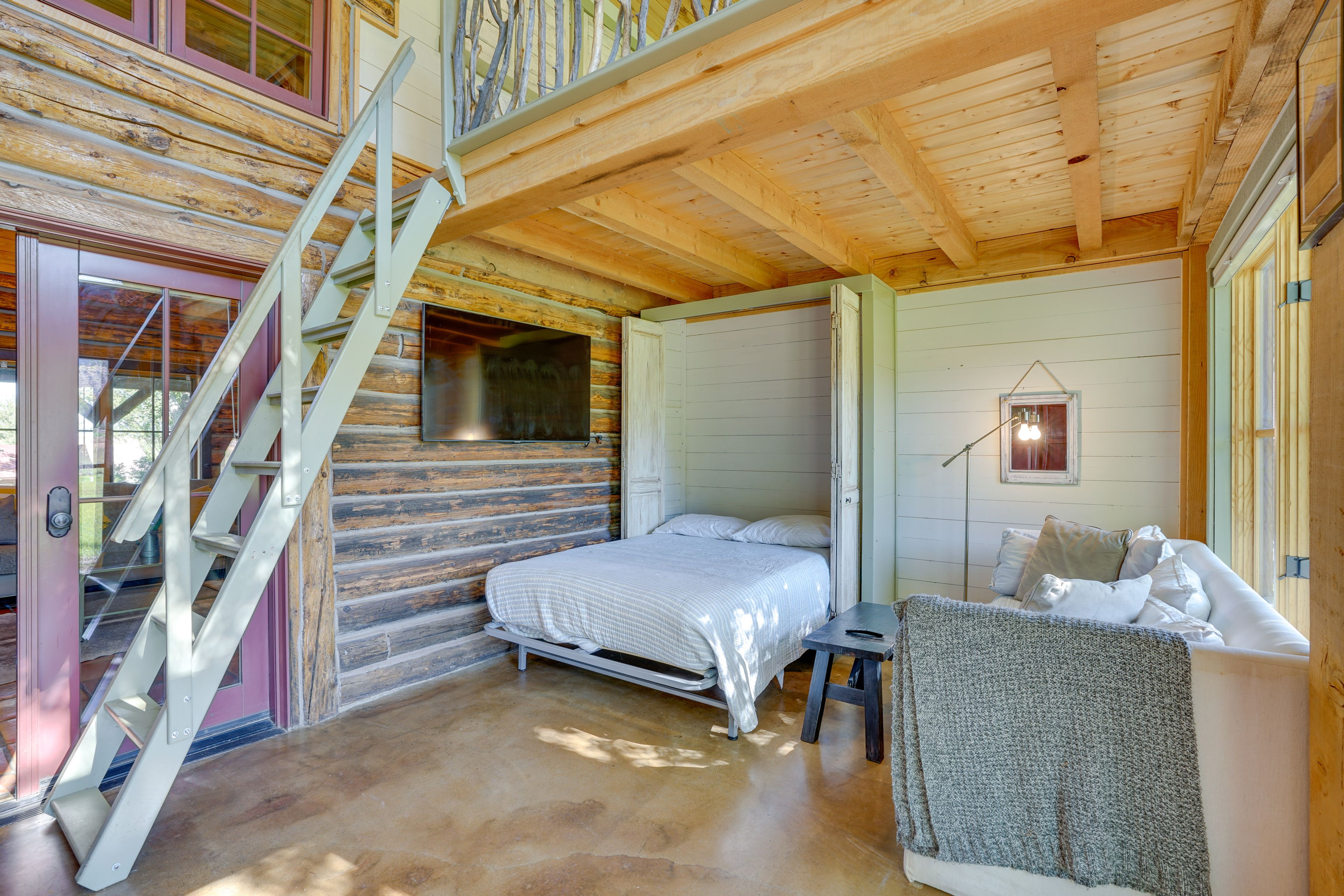 Bedroom 2 | Queen Murphy Bed | Full Bed (Ladder Required) | 1st & 2nd Floor