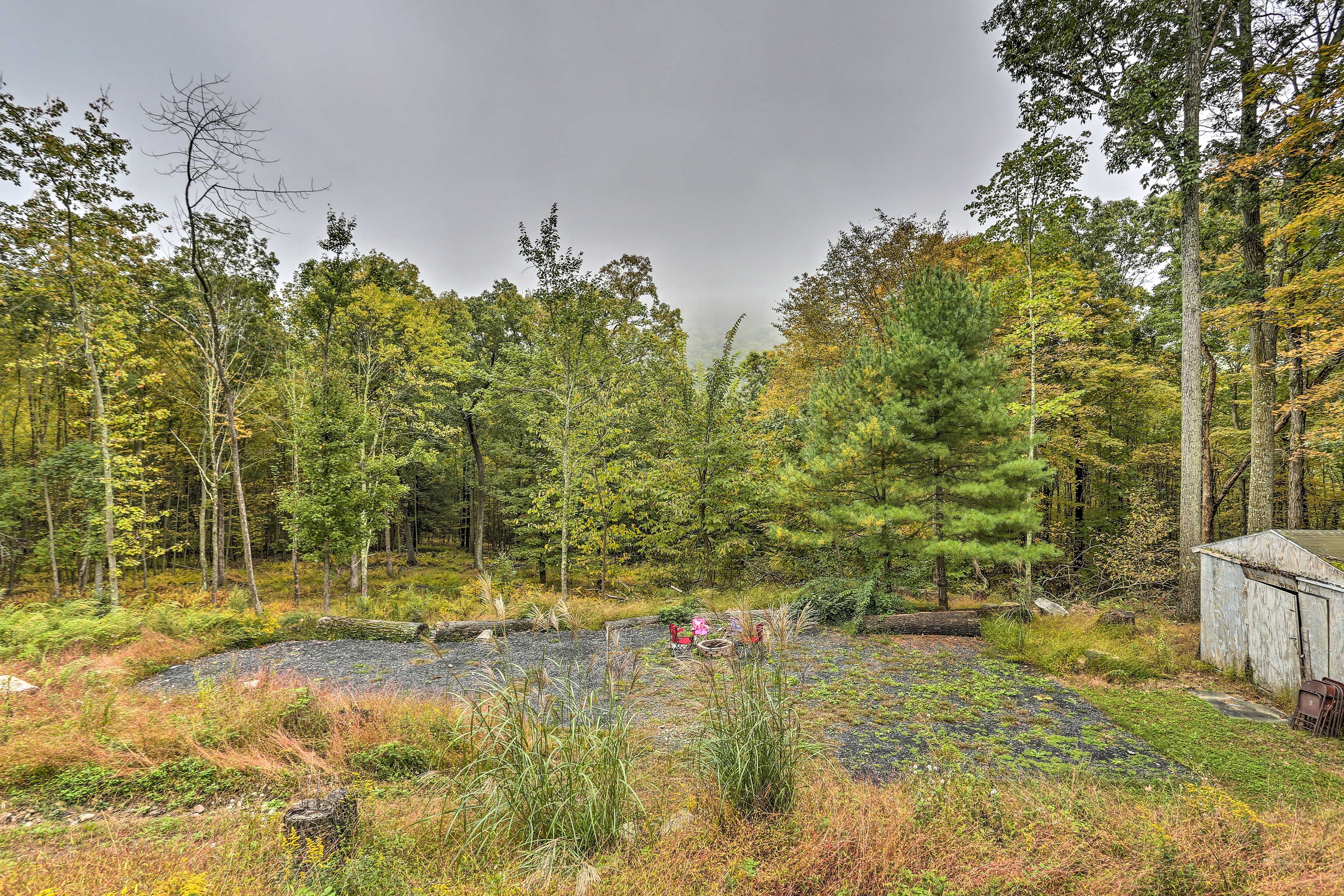 Tree-Lined Yard | On-Site Camping Available