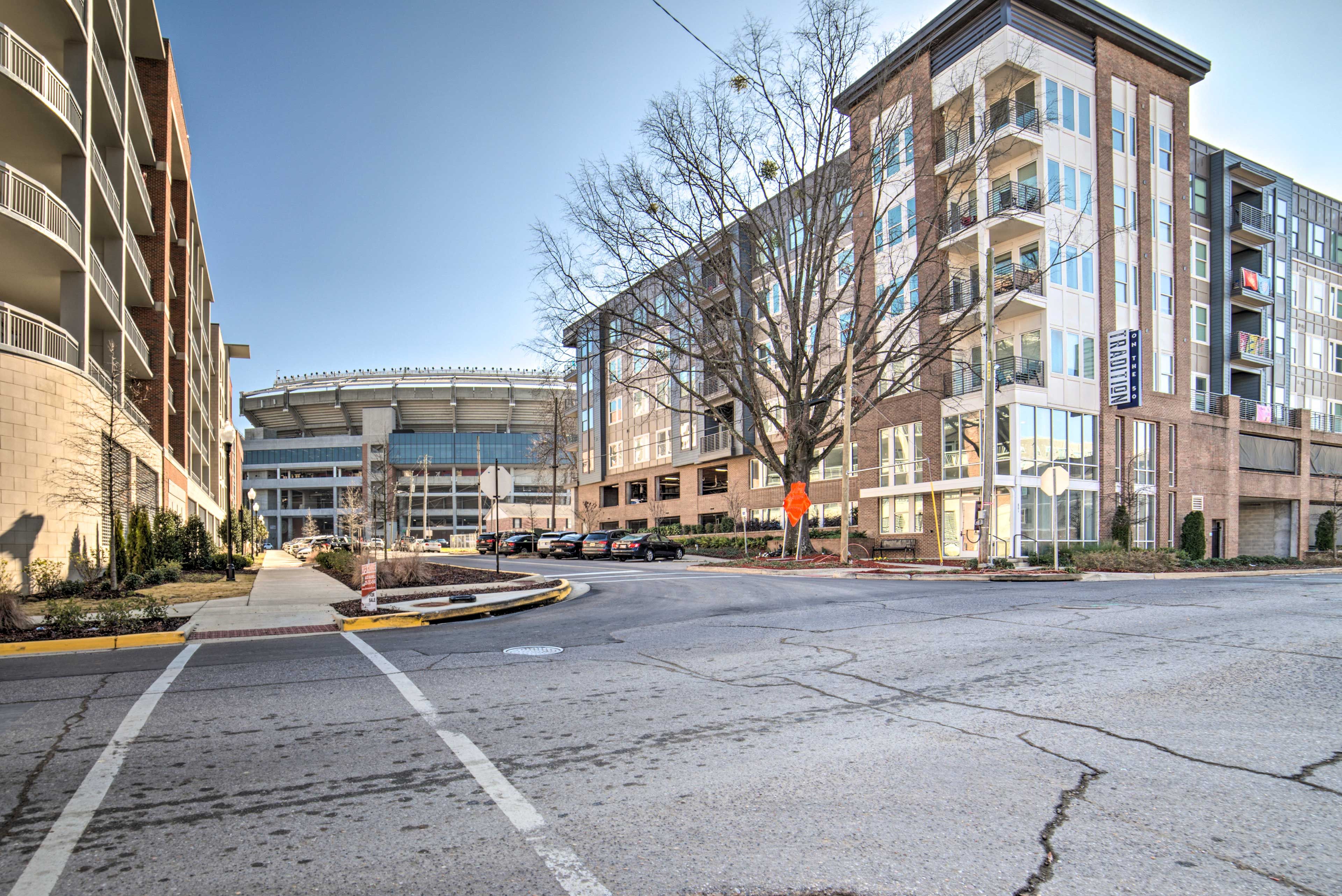 Walk to Bryant-Denny Stadium