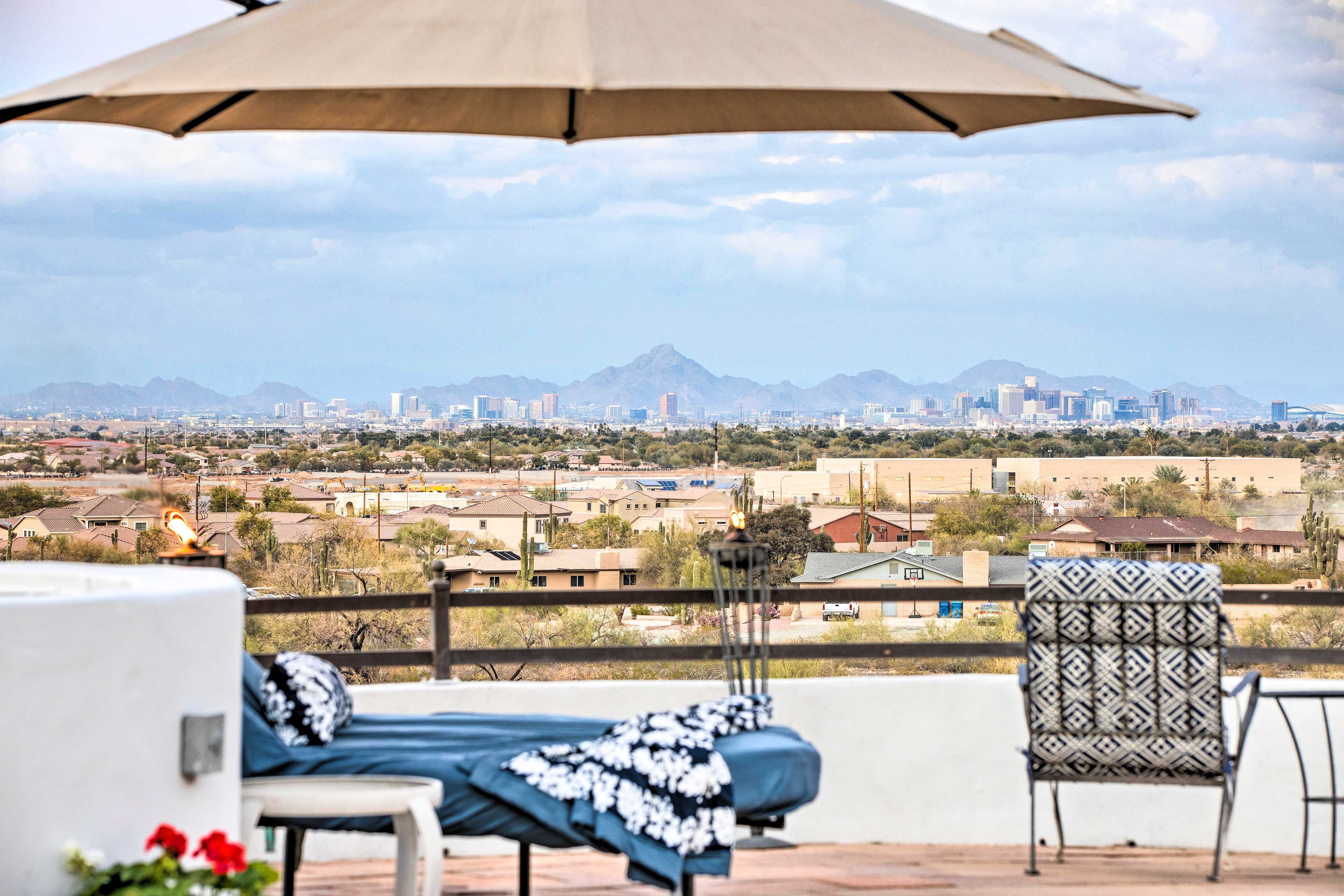Shared Exterior Space | City & Mountain Views