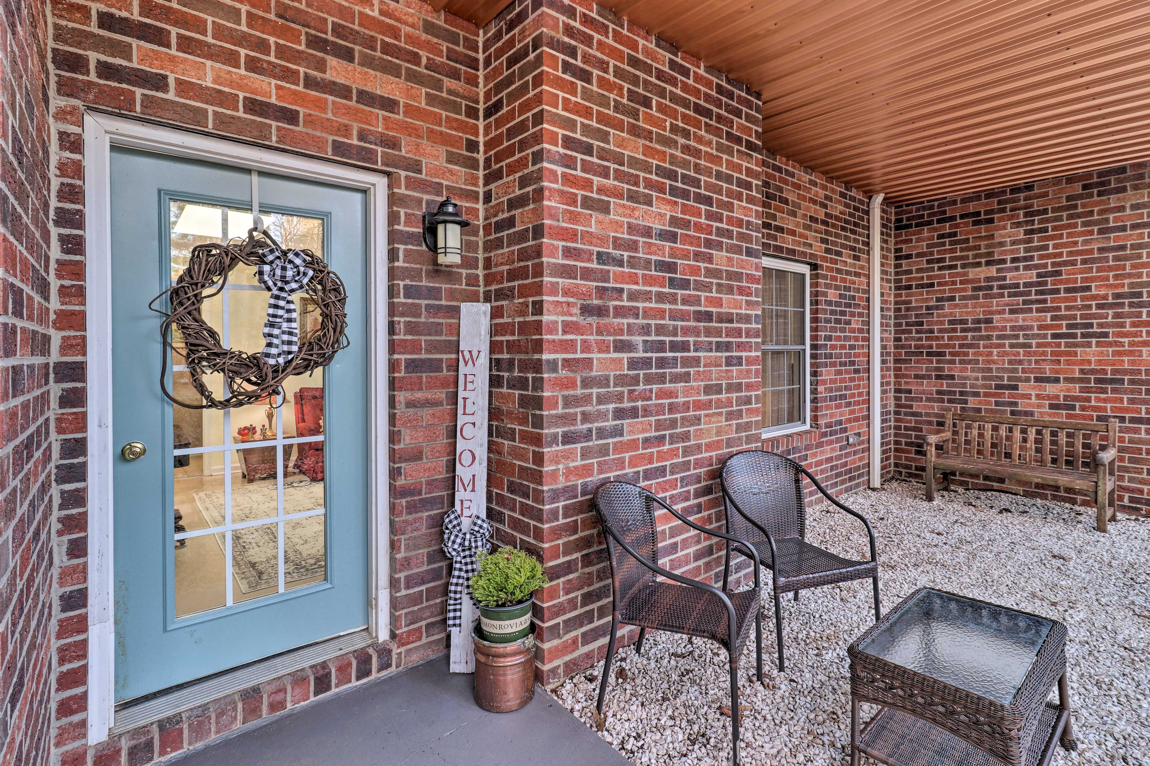 Home Exterior | Private Entrance | Covered Patio | Pet-Friendly
