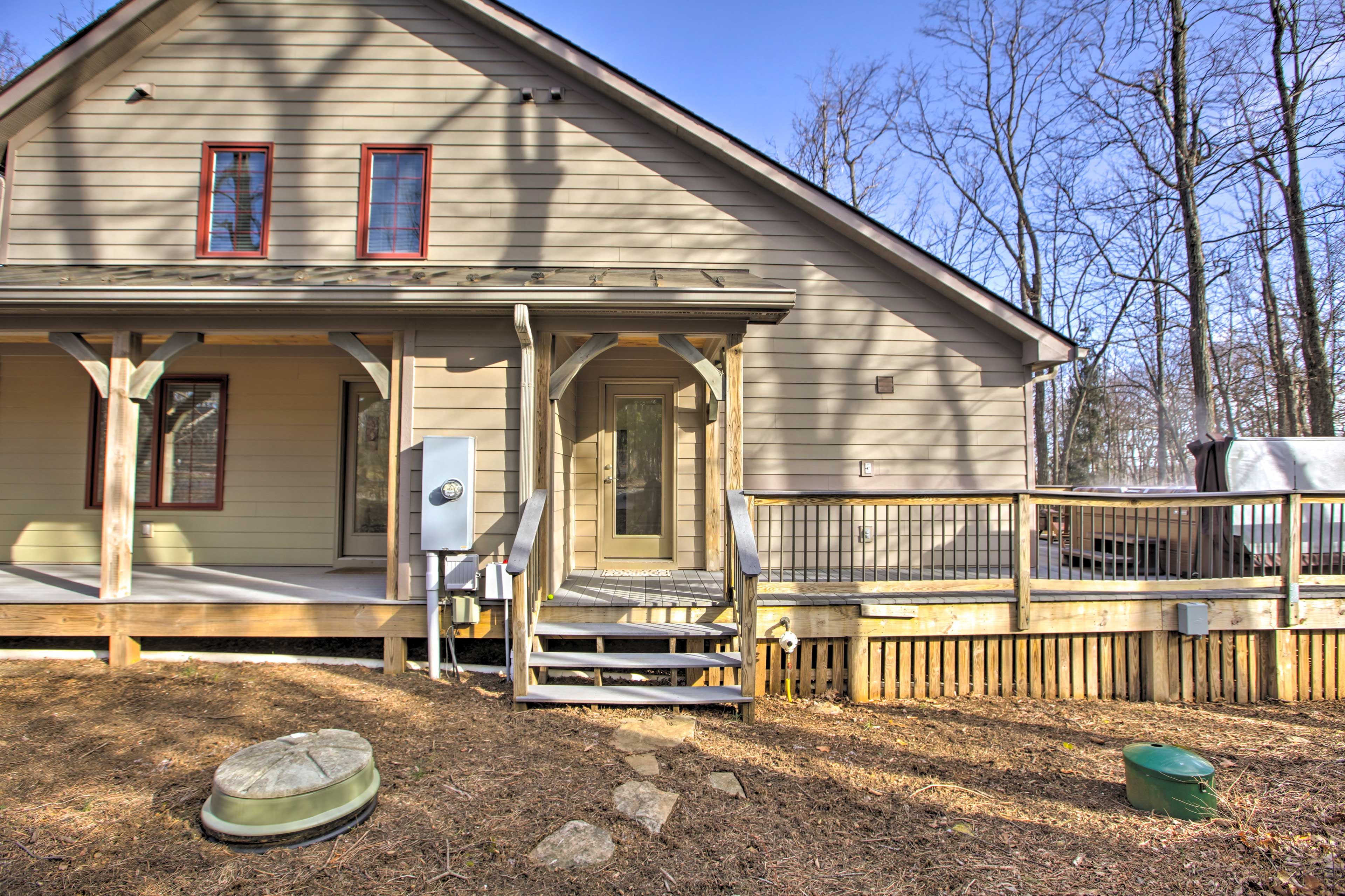 Exterior Space | Stairs Required
