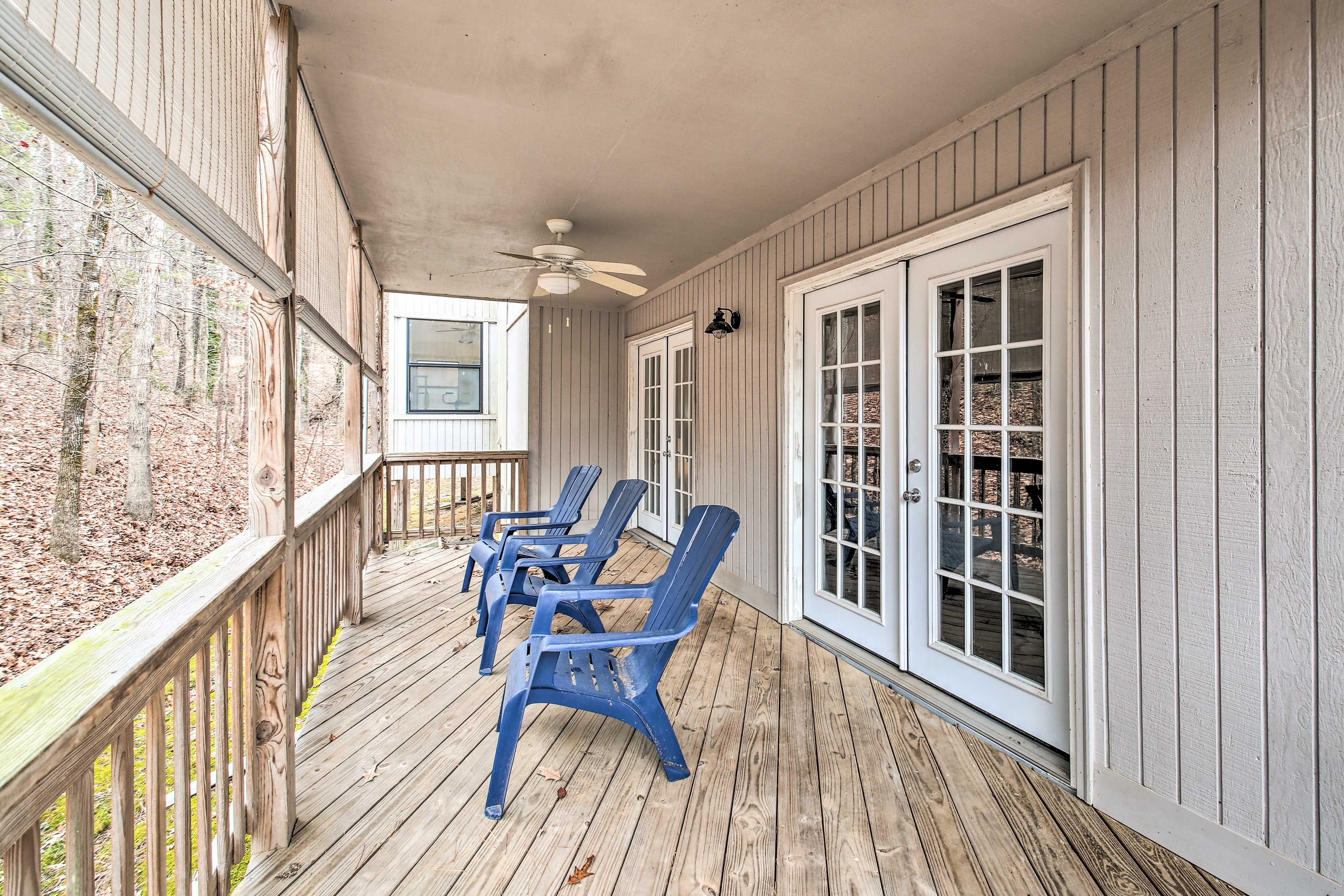 Covered Deck | Stairs Required