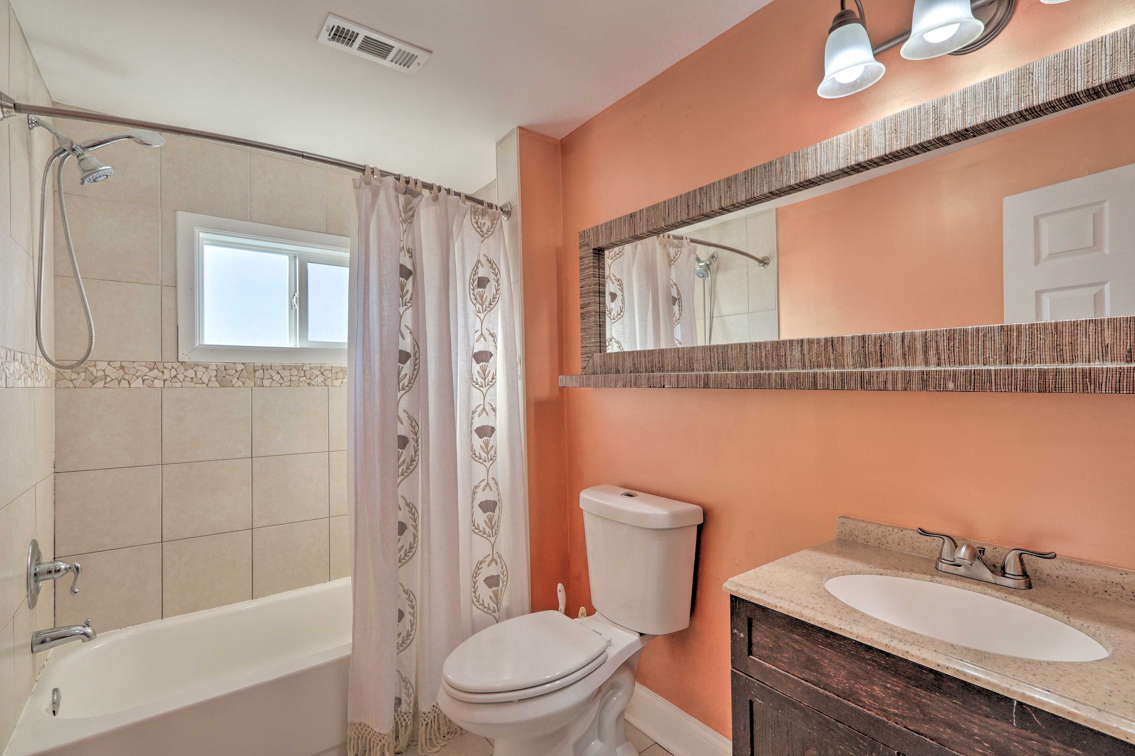 Bathroom | 2nd Floor | Complimentary Toiletries | Towels Provided | Hair Dryer