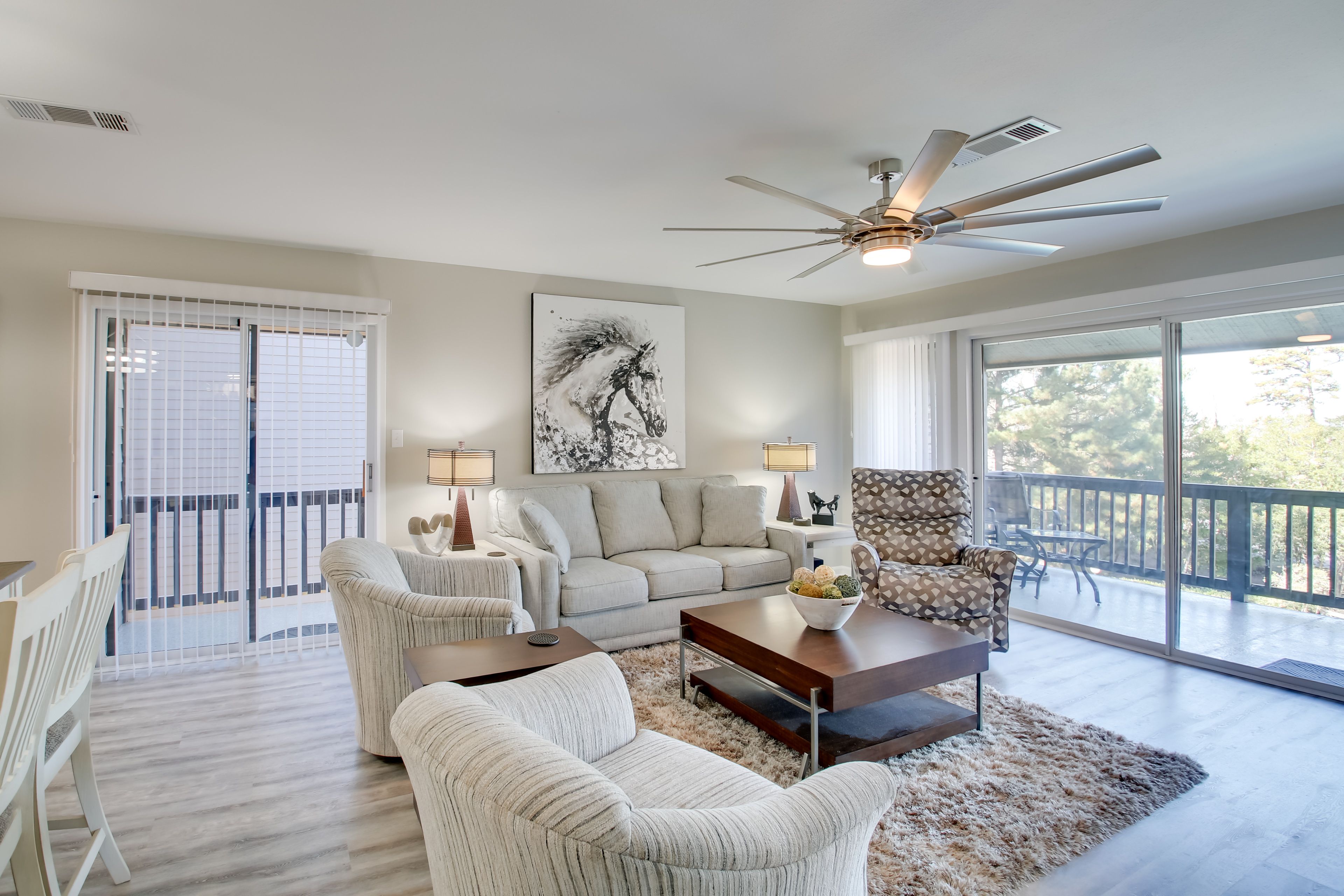 Living Room | Electric Fireplace | Smart TV | Sleeper Sofa