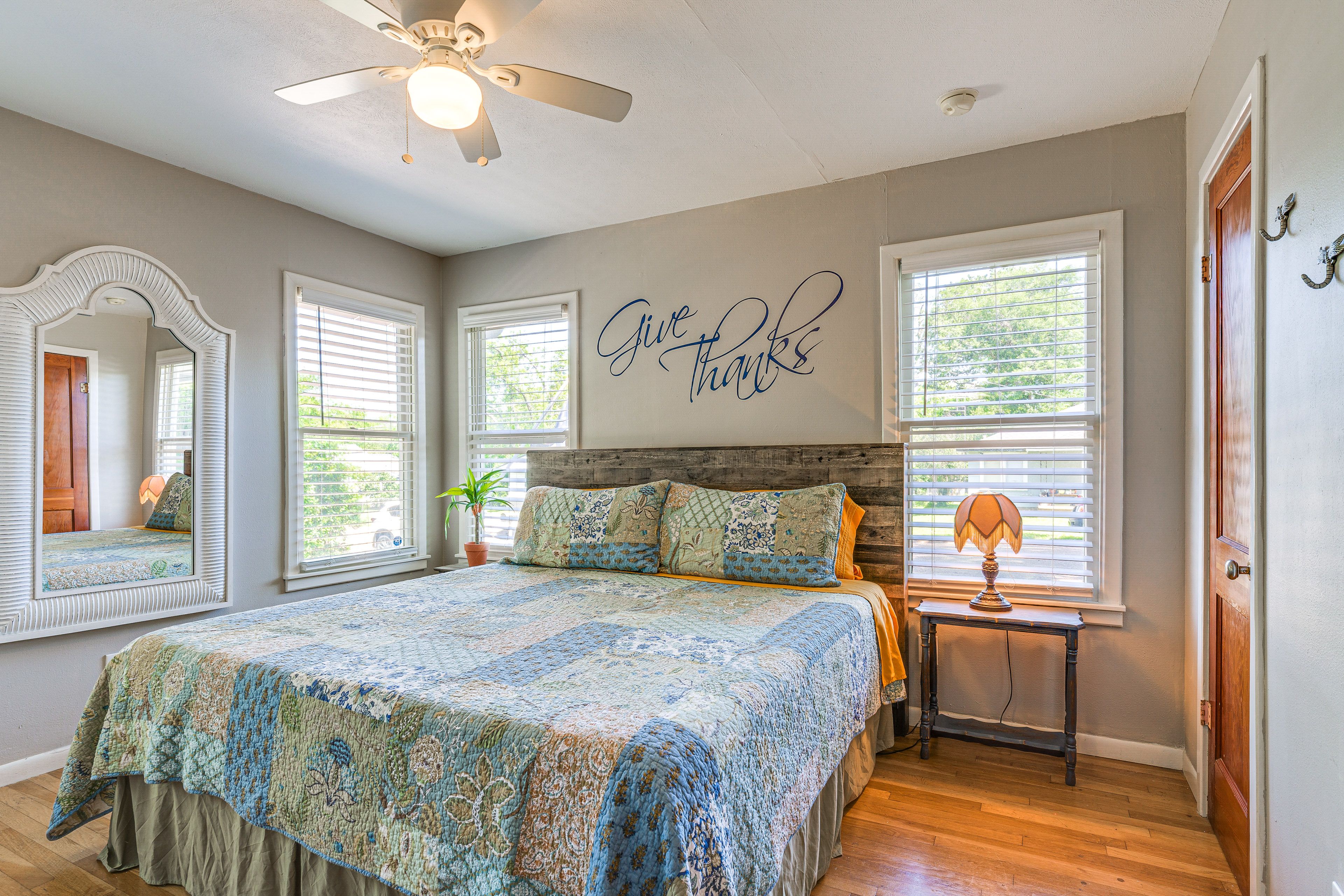 Bedroom 1 | King Bed | Linens Provided | Smart TV