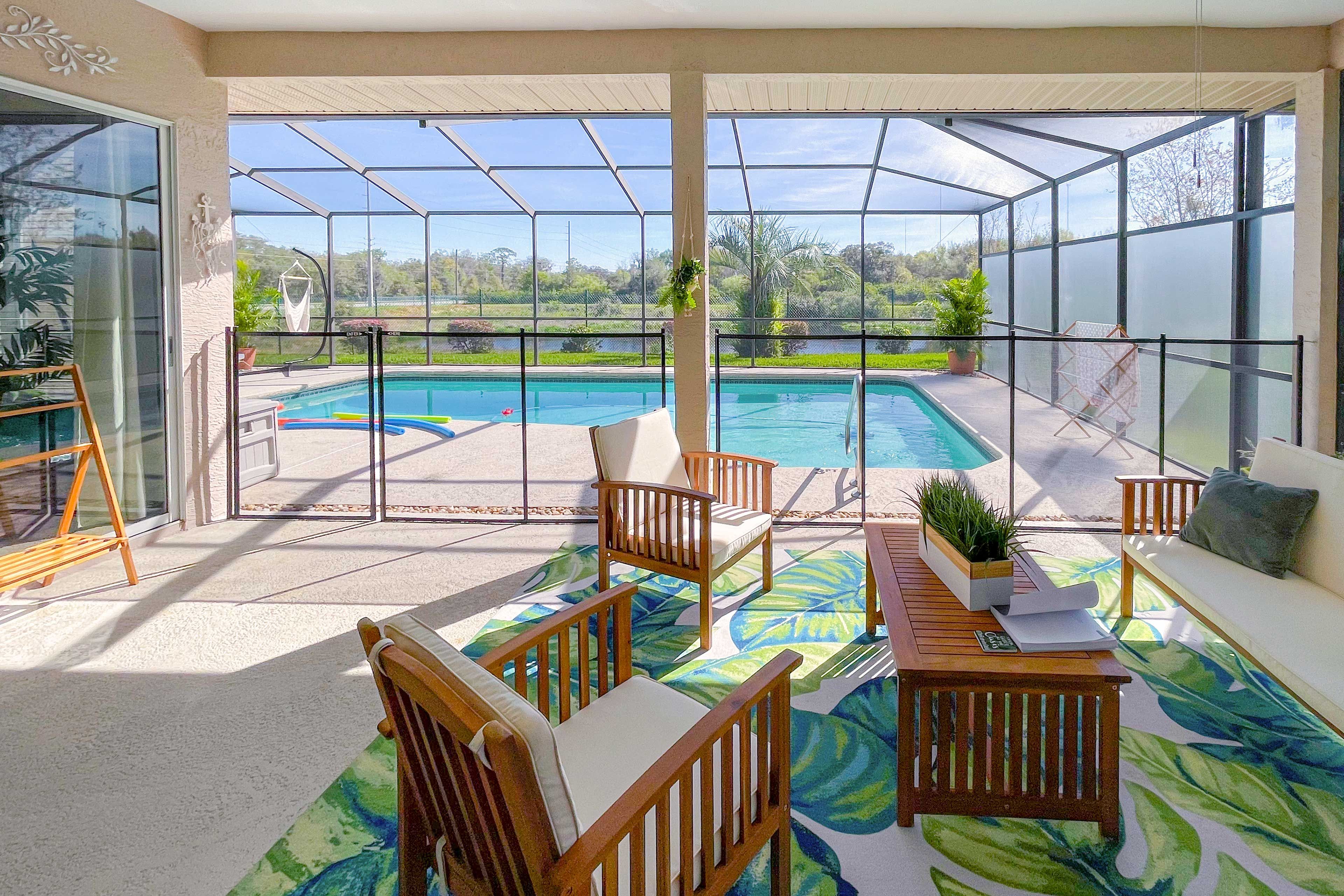 Covered Patio | Safety Gate