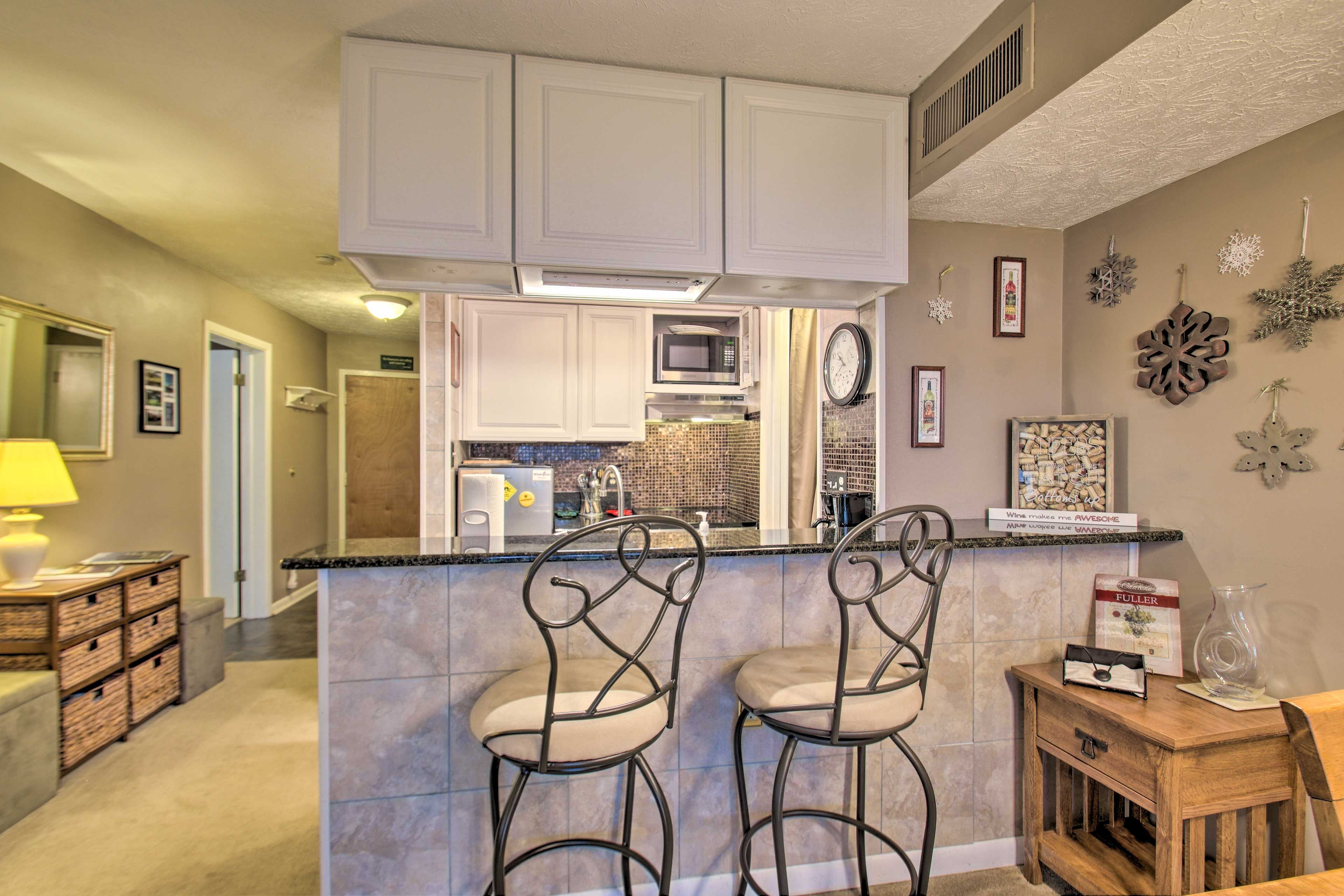 Kitchen | Fully Equipped w/ Cooking Basics | Dishware/Flatware