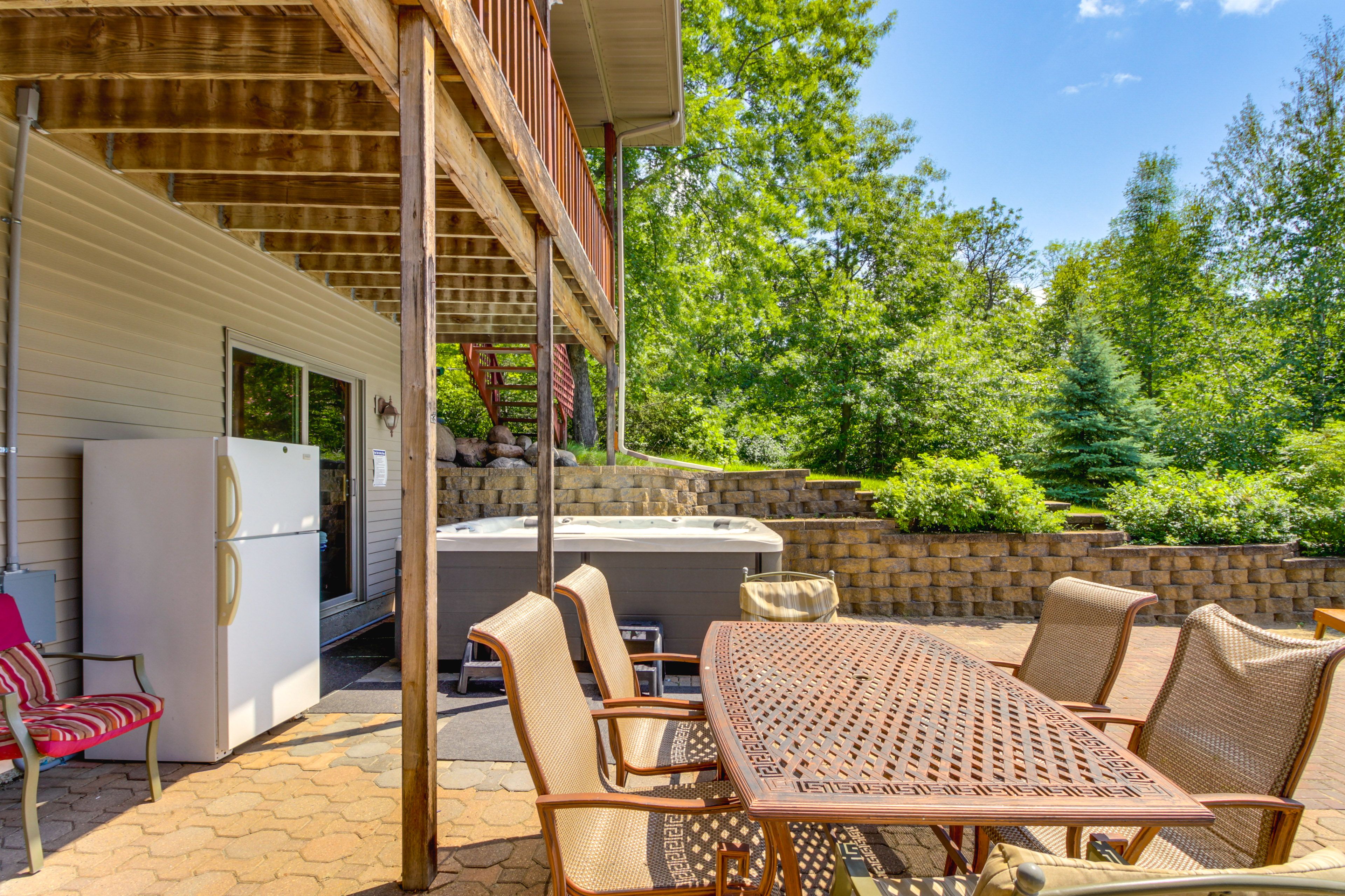 Patio | Hot Tub | Outdoor Dining