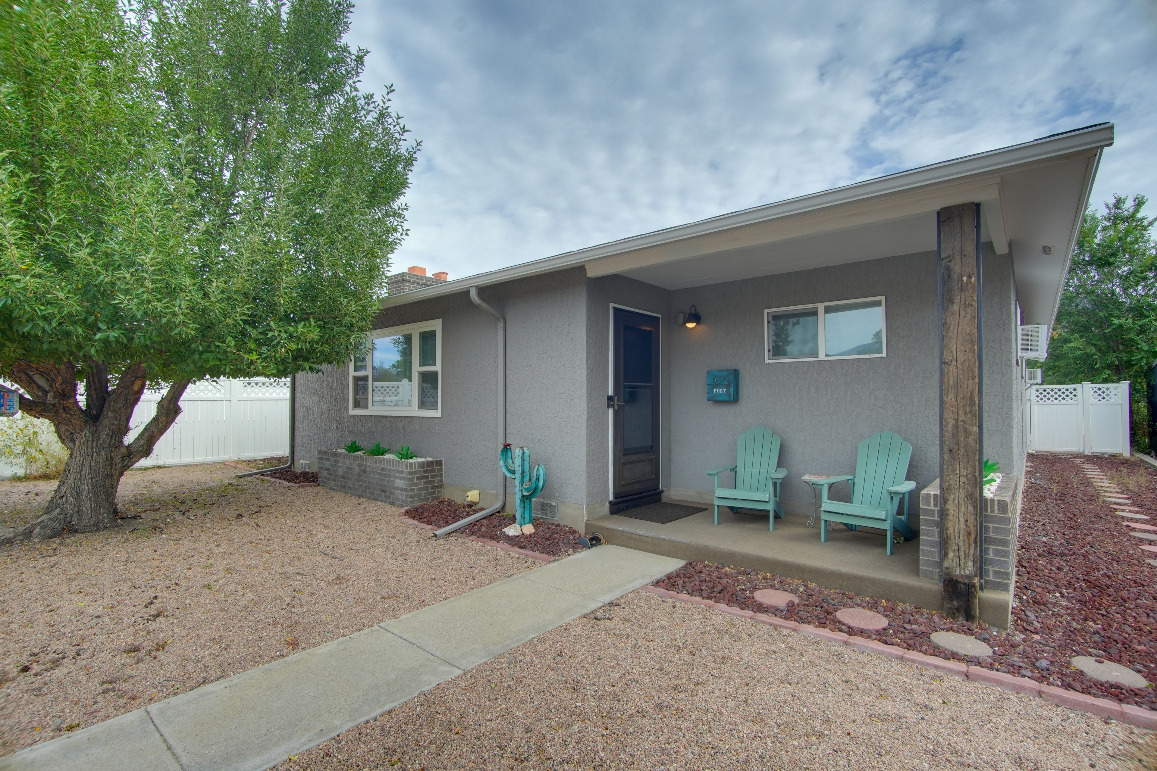 Exterior | 2 Steps Required for Entry | Single-Story Home