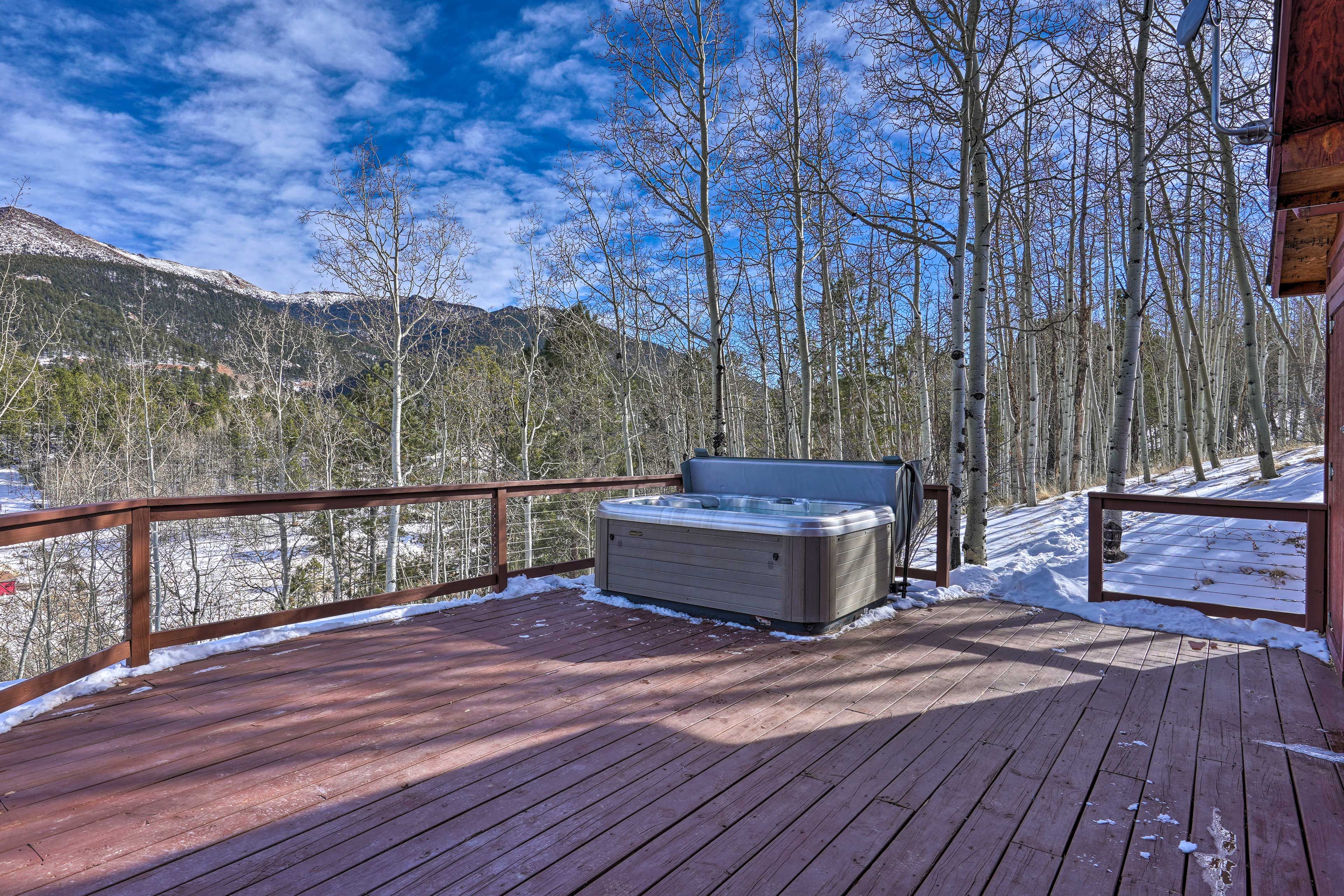 Private Deck | Mountain Views