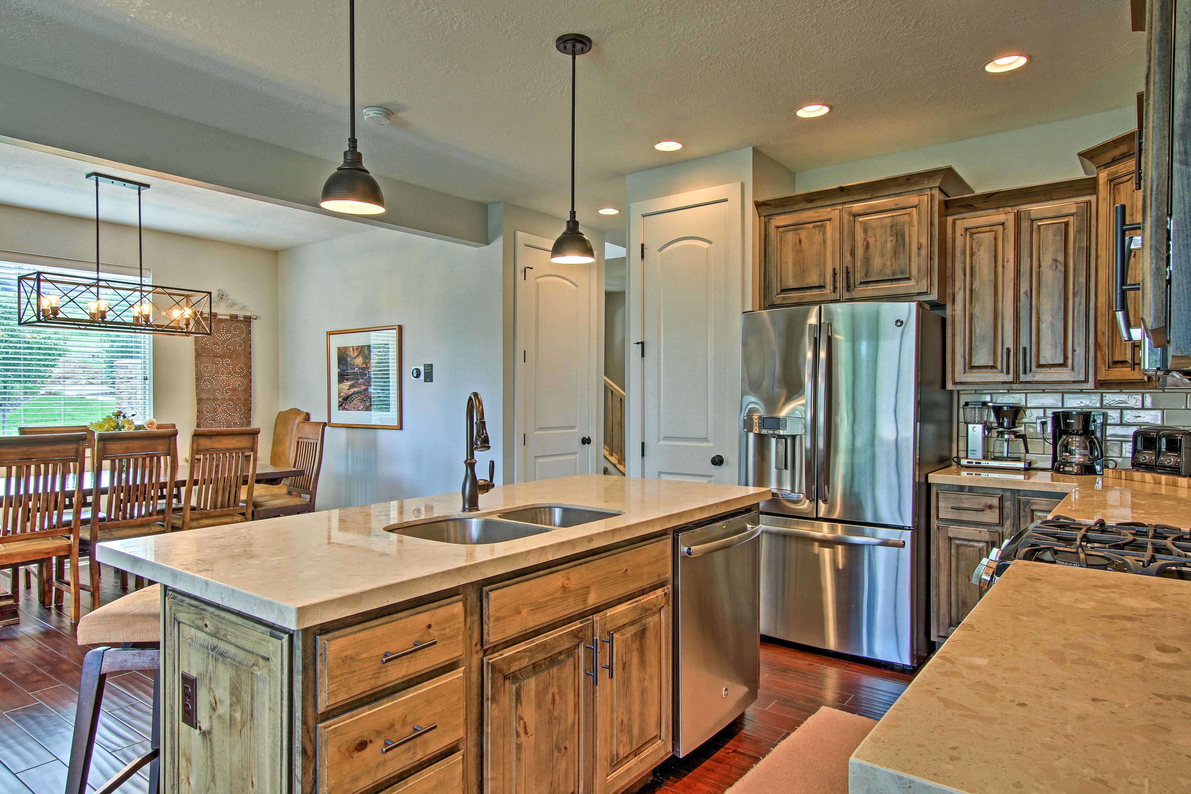 Kitchen | Fully Equipped | Stainless Steel Appliances