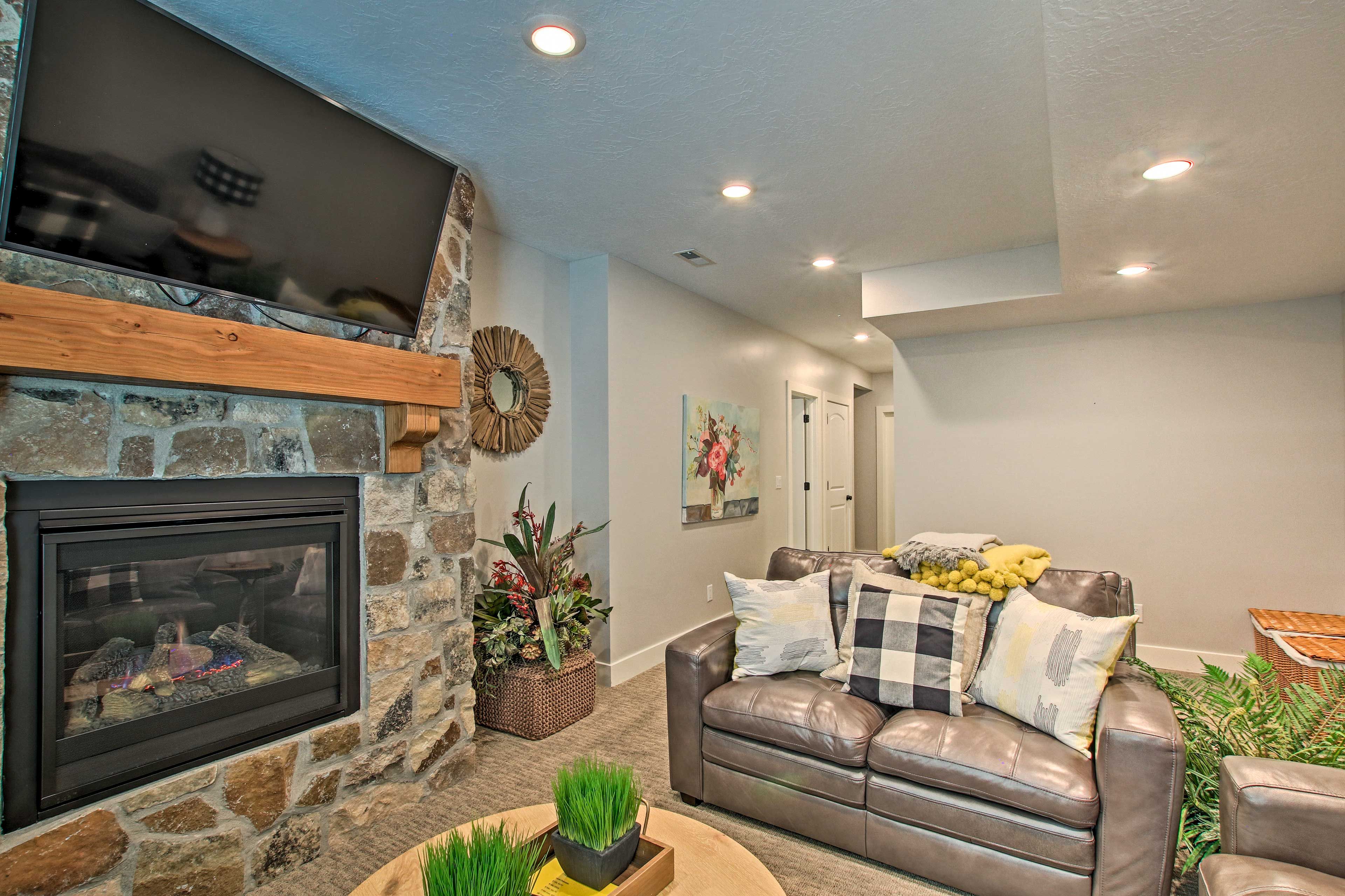 Lower-Level Living Area