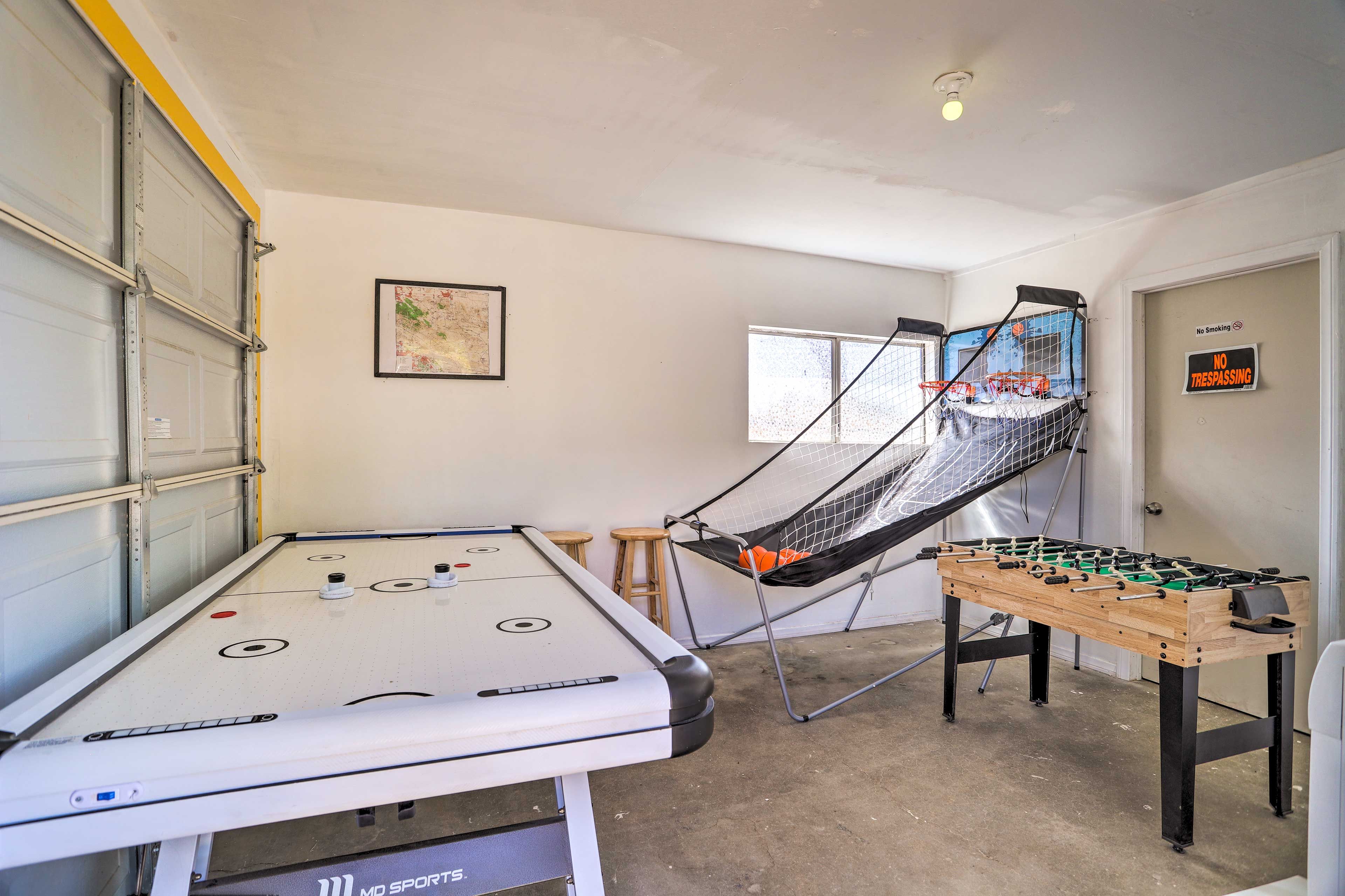 Game Room | Foosball Table | Air Hockey | Basketball Game