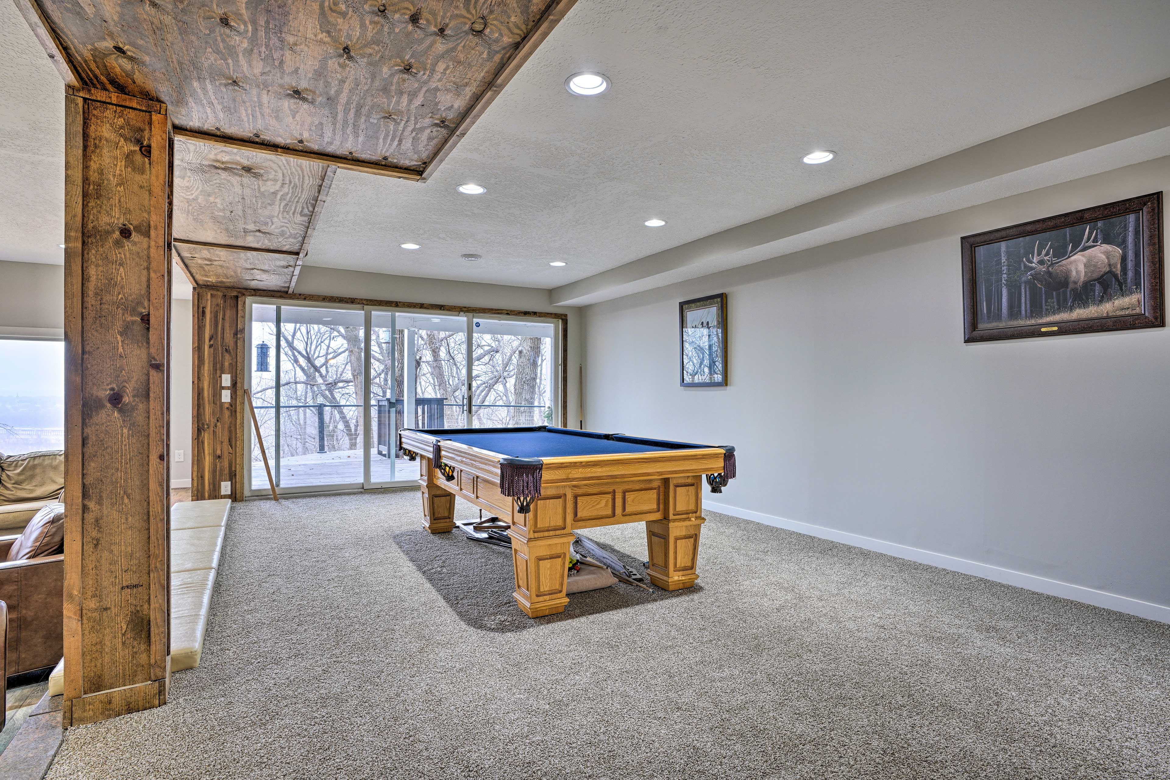 Game Room | Lower Level | Central Air Conditioning/Heat