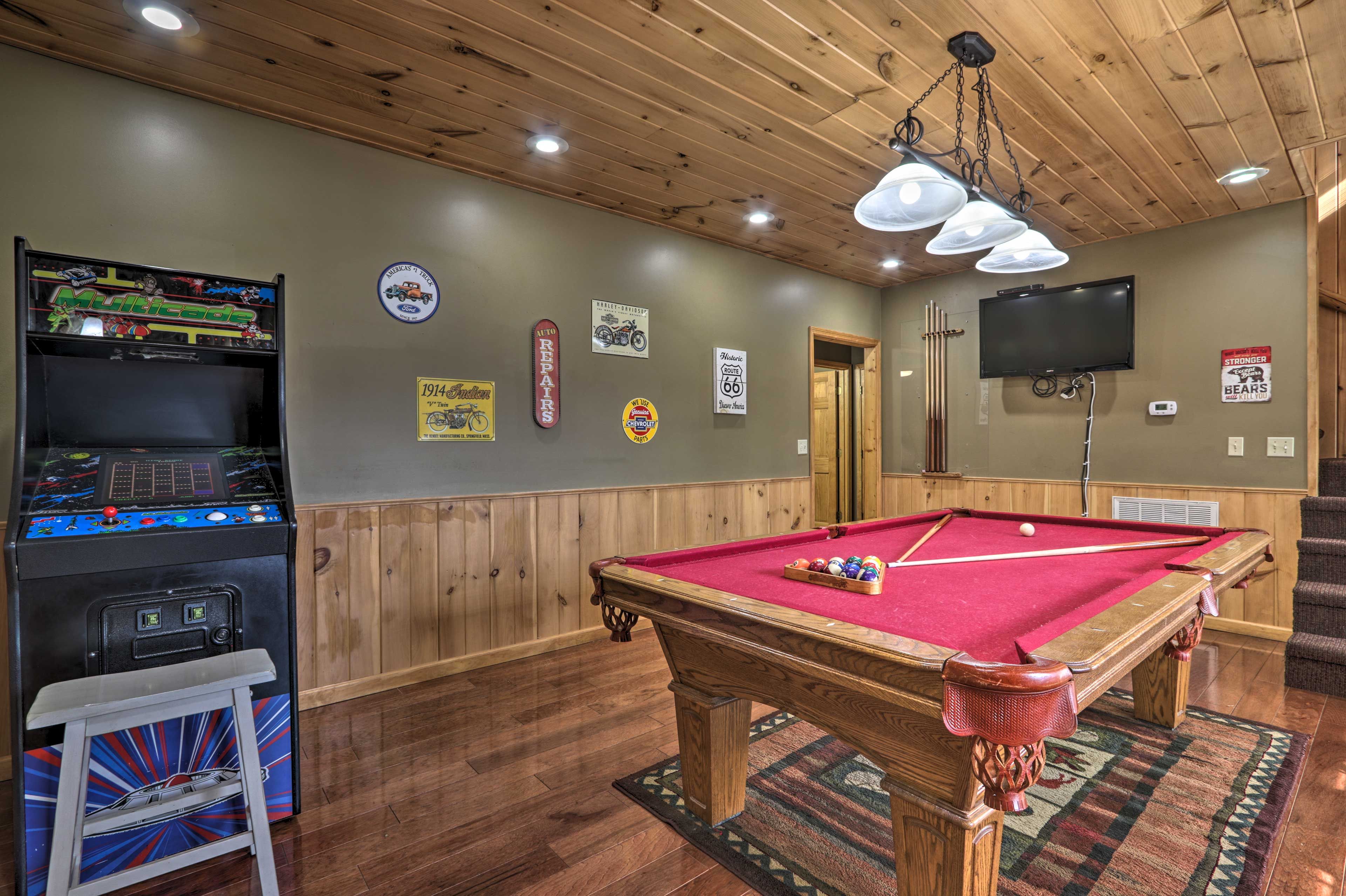 Game Room | Central Heating & Air Conditioning