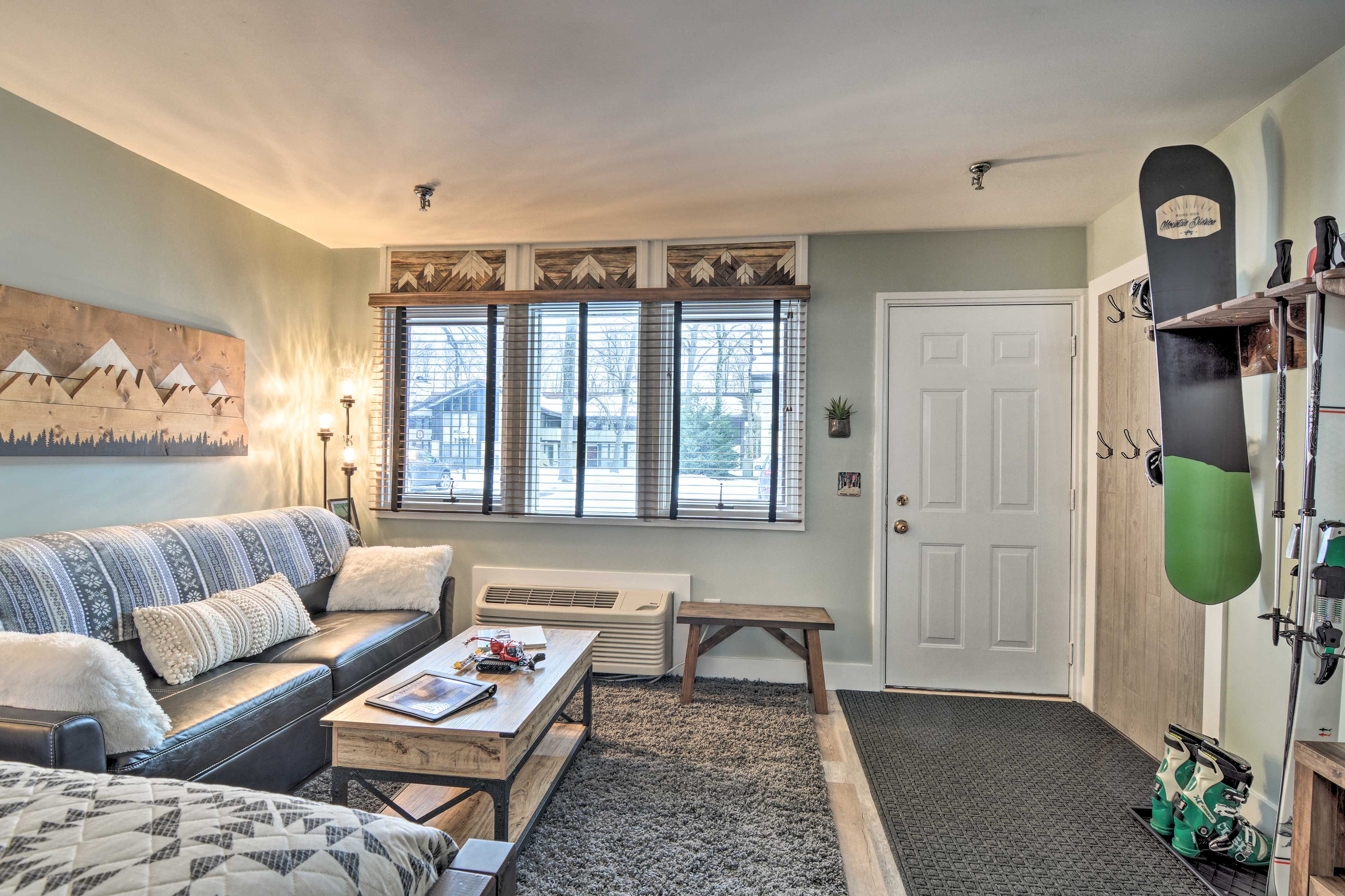 Boyne Falls Vacation Rental Condo | Studio | 1 BA | 260 Sq Ft | Ground Level
